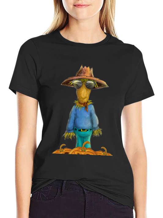 Scarecrow T-Shirt - Fall Harvest Design