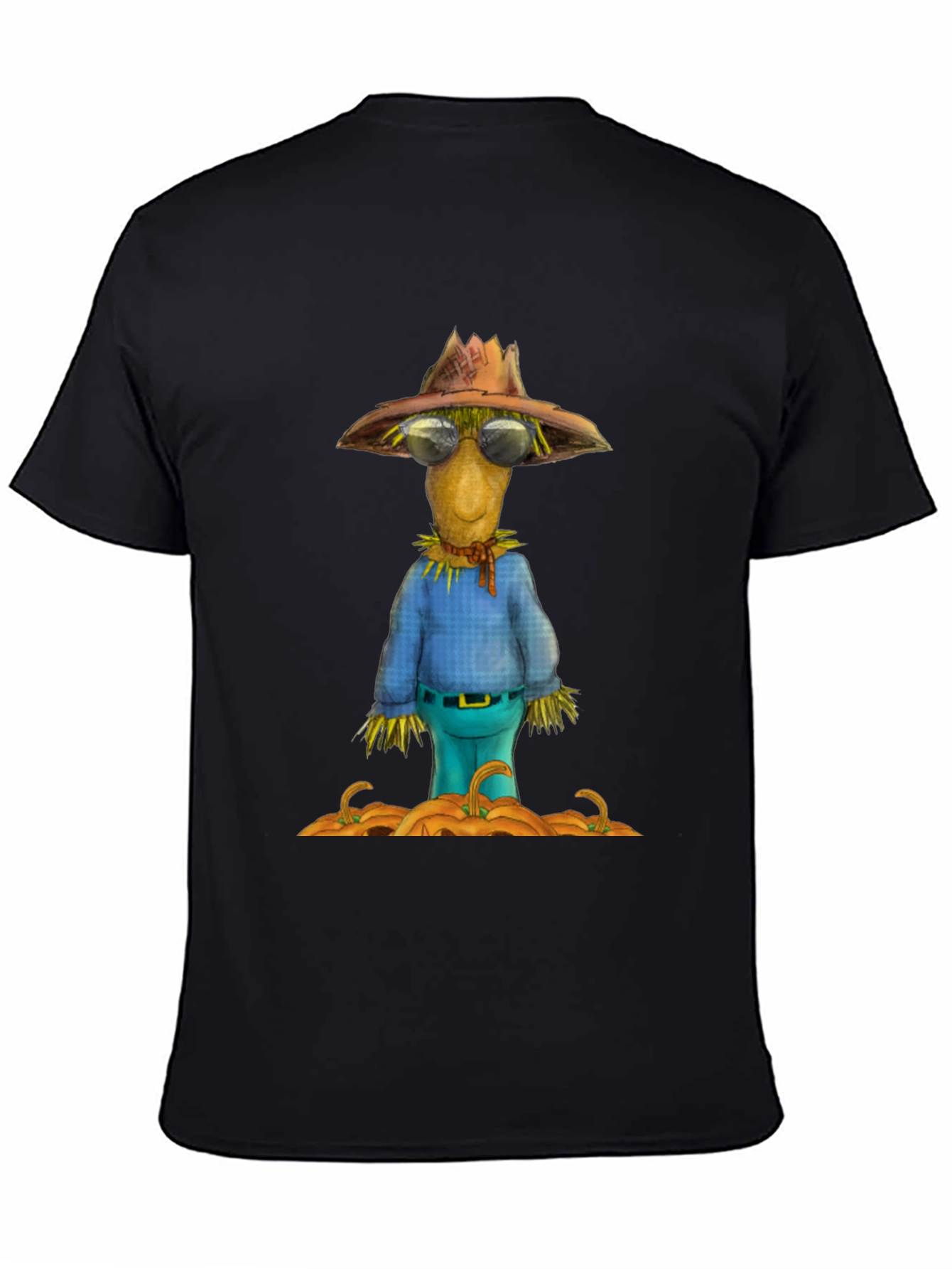 Scarecrow T-Shirt - Fall Harvest Design