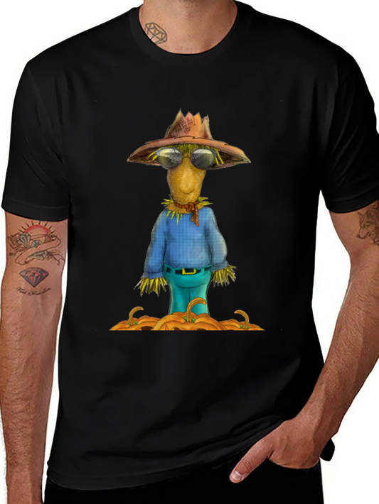 Scarecrow T-Shirt - Fall Harvest Design