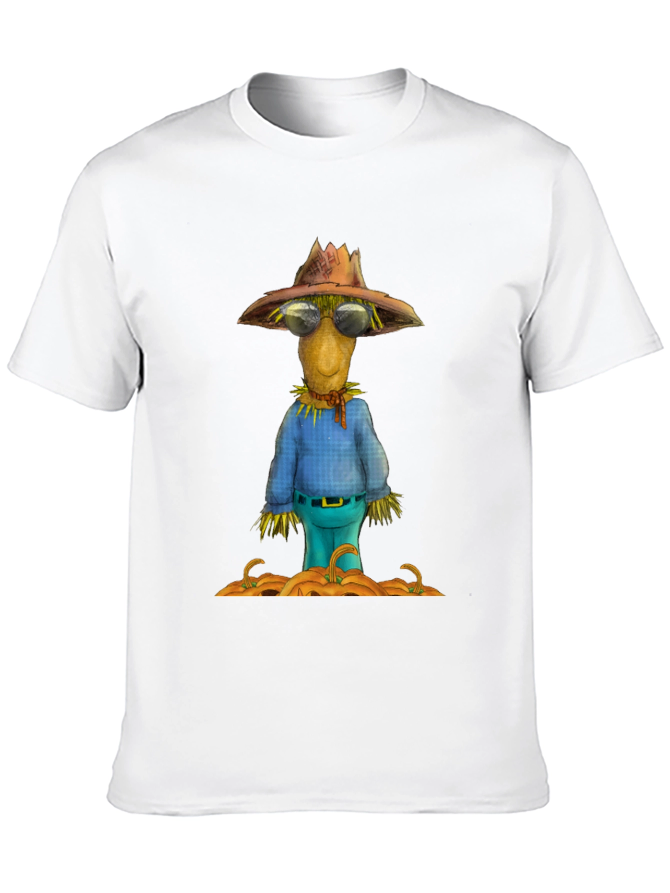 Scarecrow T-Shirt - Fall Harvest Design