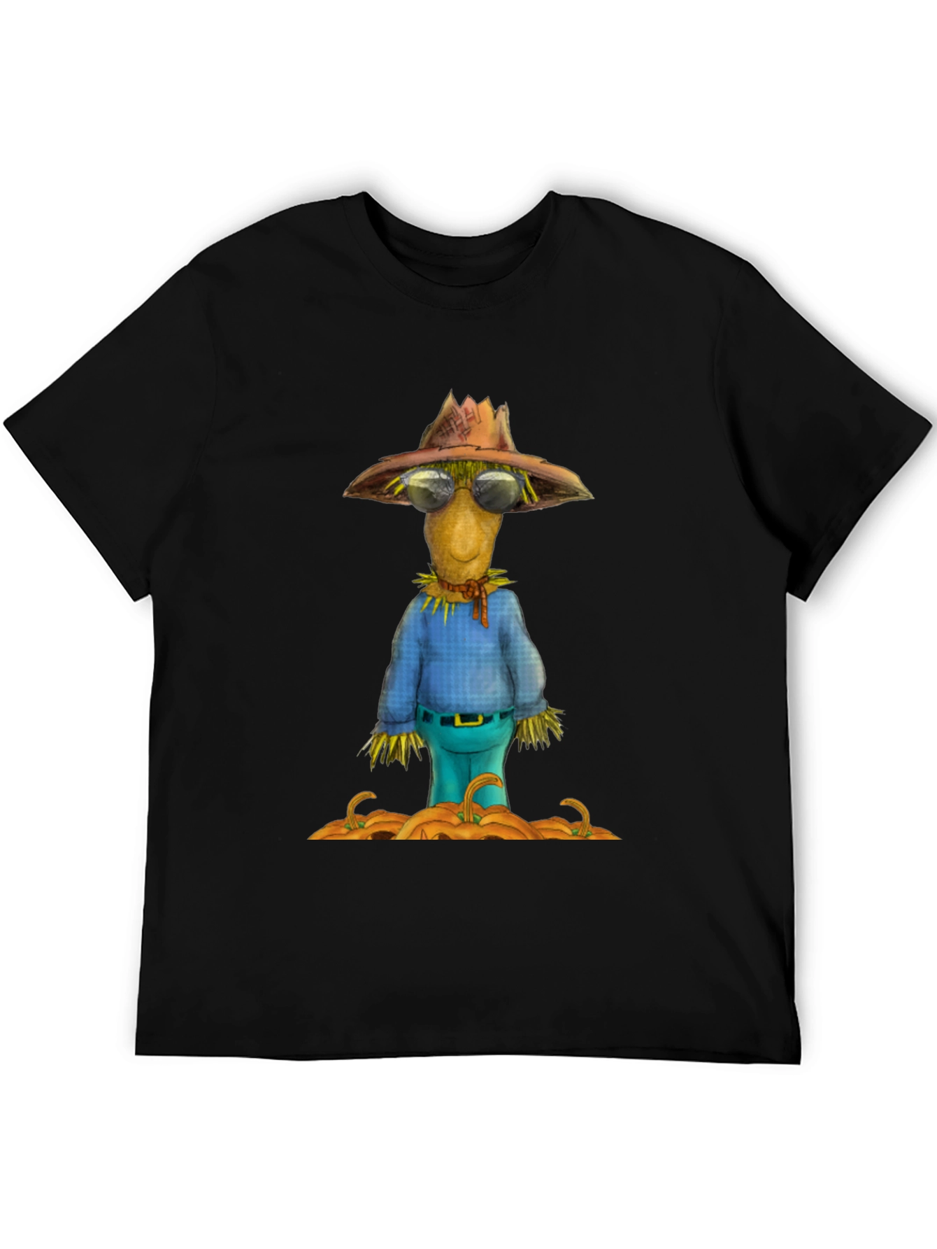 Scarecrow T-Shirt - Fall Harvest Design