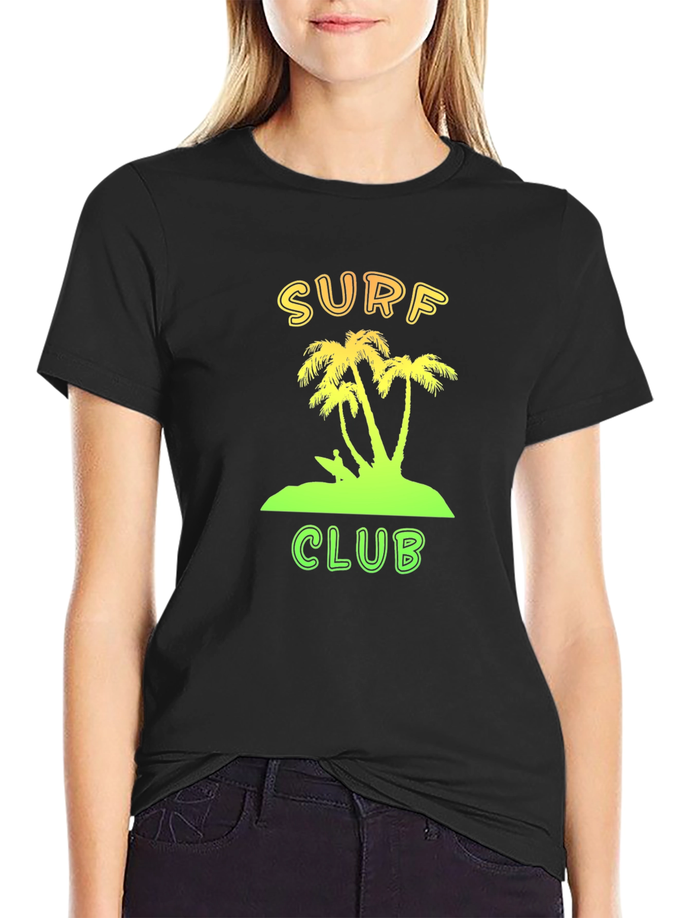 Surf Club Palm Tree T-Shirt - Island Vibes Tee