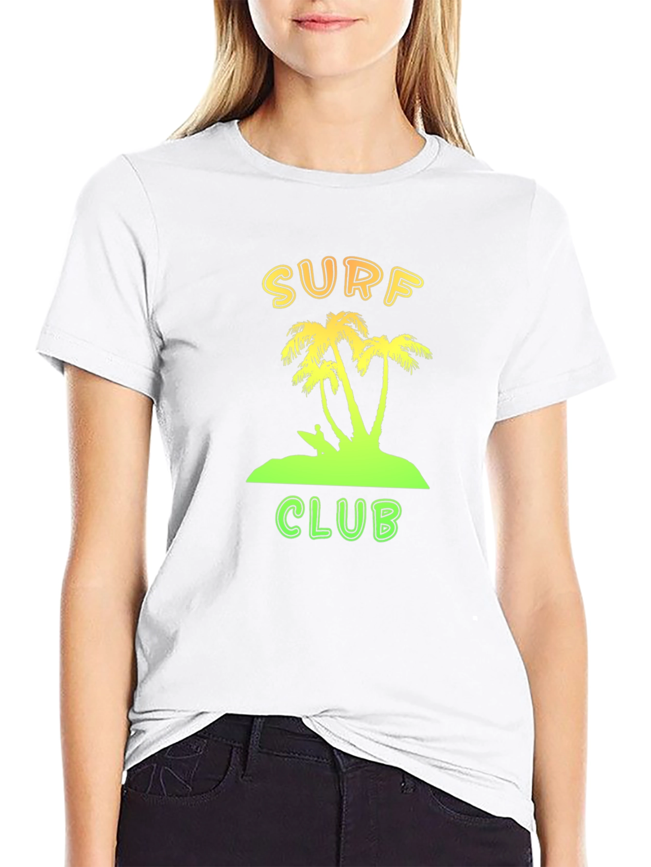 Surf Club Palm Tree T-Shirt - Island Vibes Tee