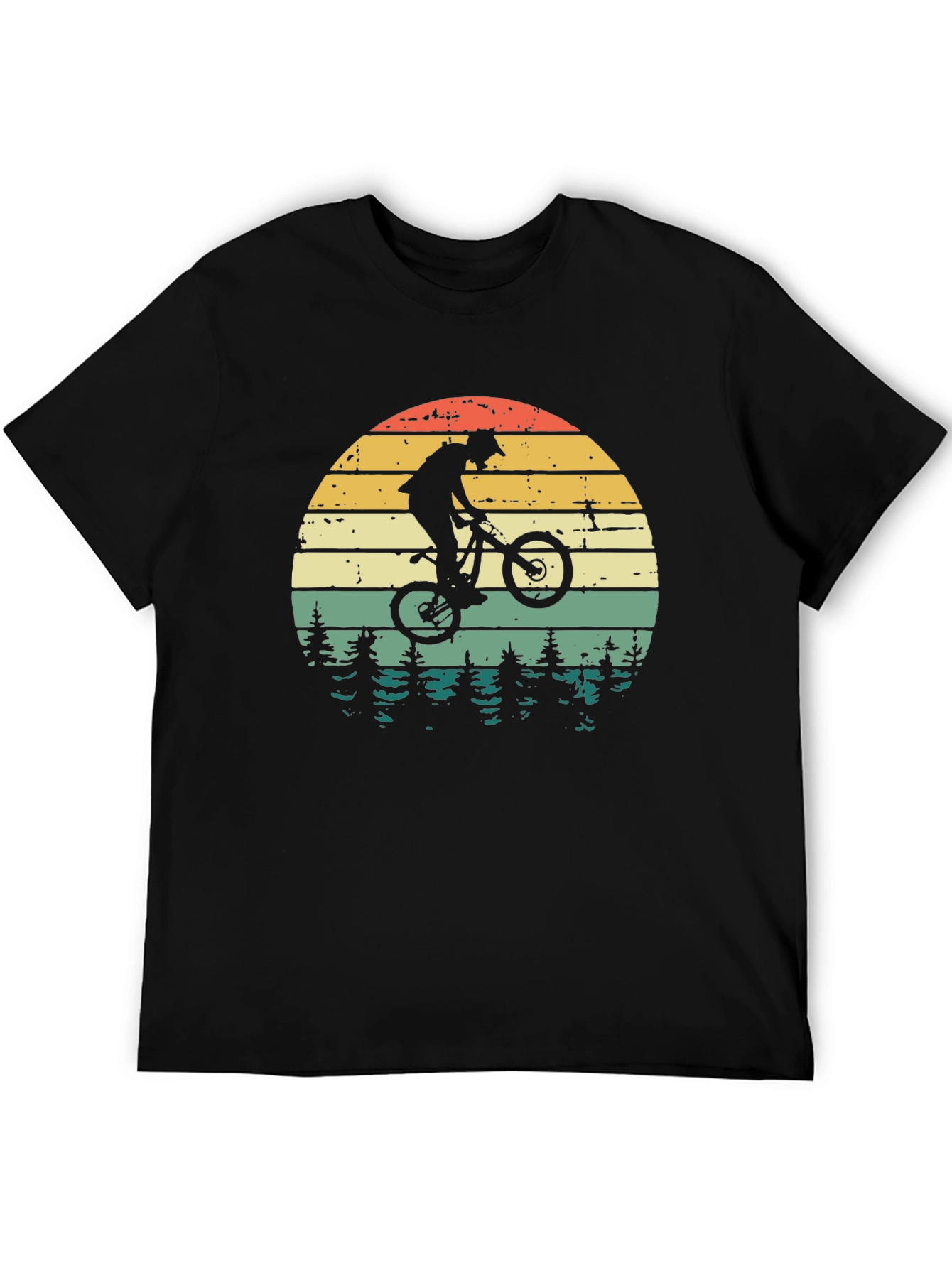 Mountain Bike Sunset Graphic Tee - Ride in Style