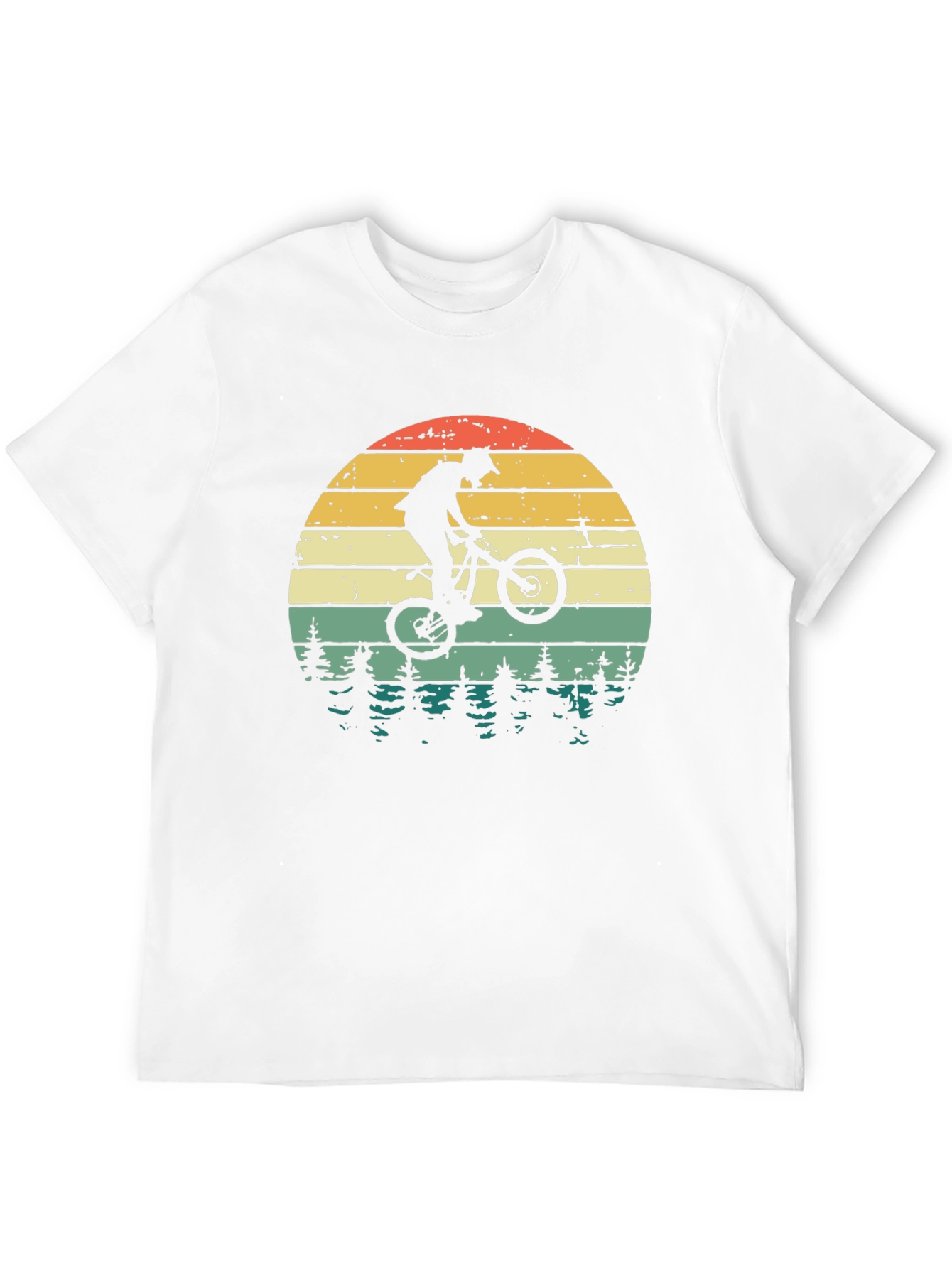 Mountain Bike Sunset Graphic Tee - Ride in Style