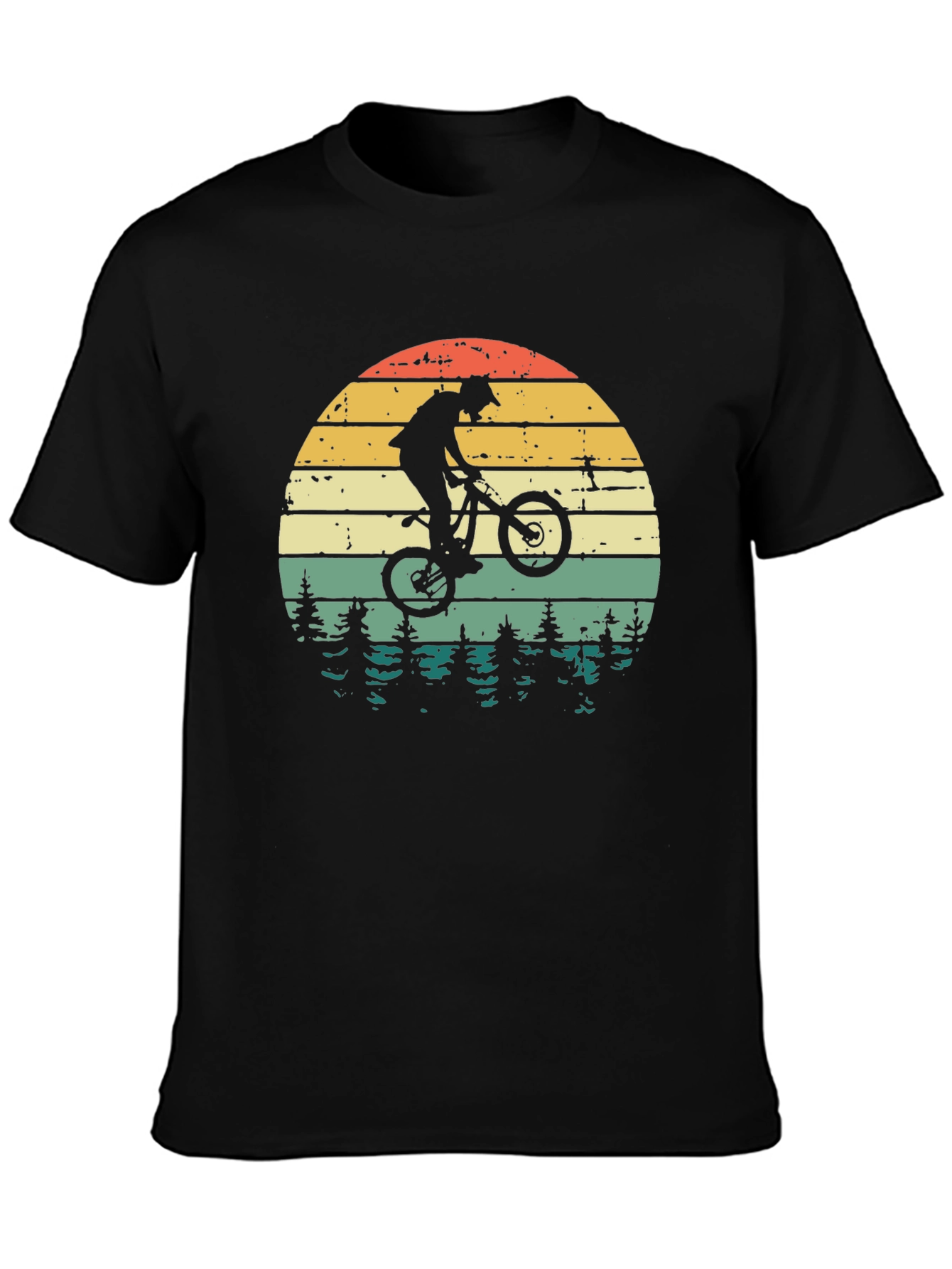 Mountain Bike Sunset Graphic Tee - Ride in Style