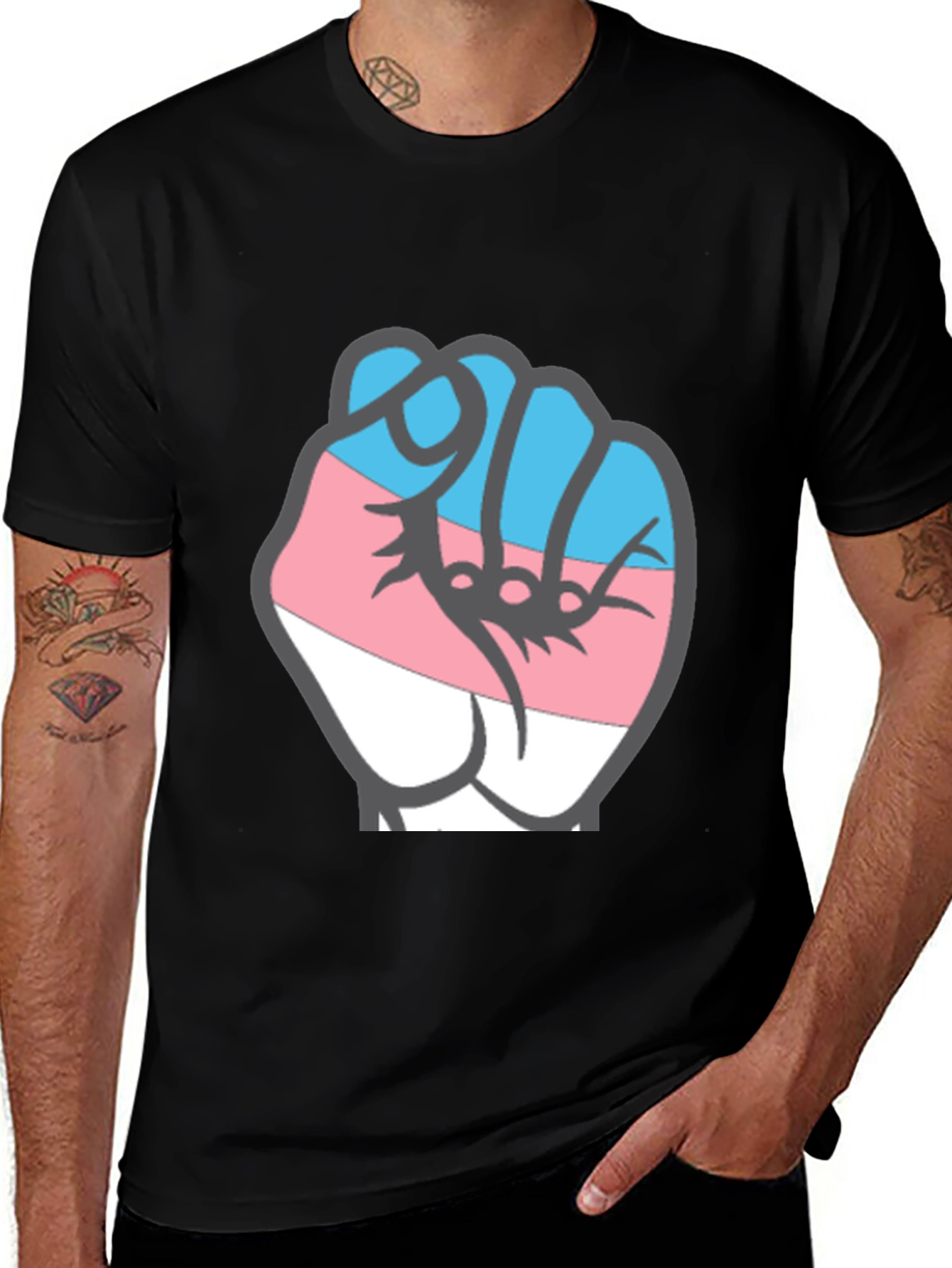 Transgender Fist Pride T-Shirt