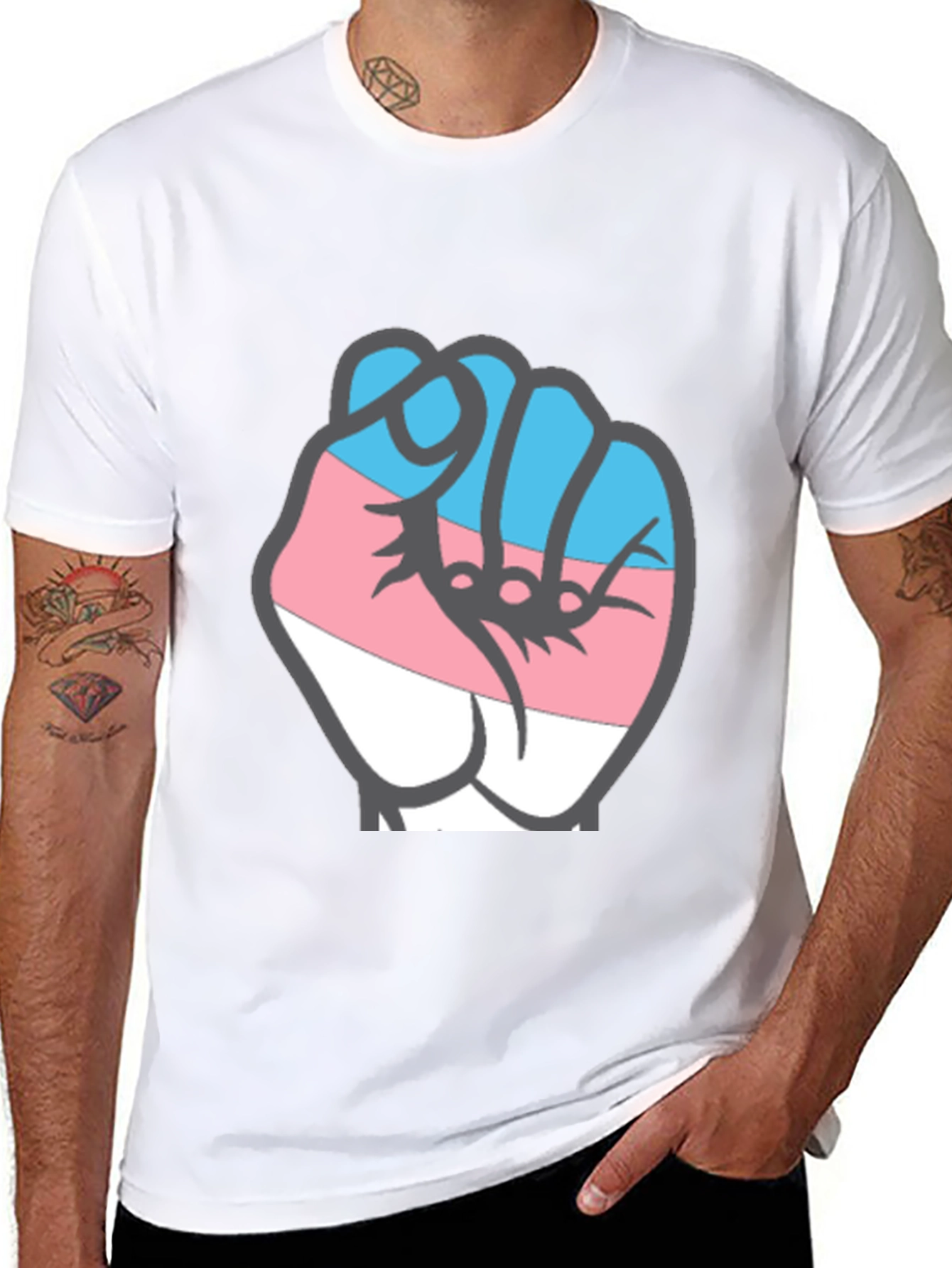 Transgender Fist Pride T-Shirt