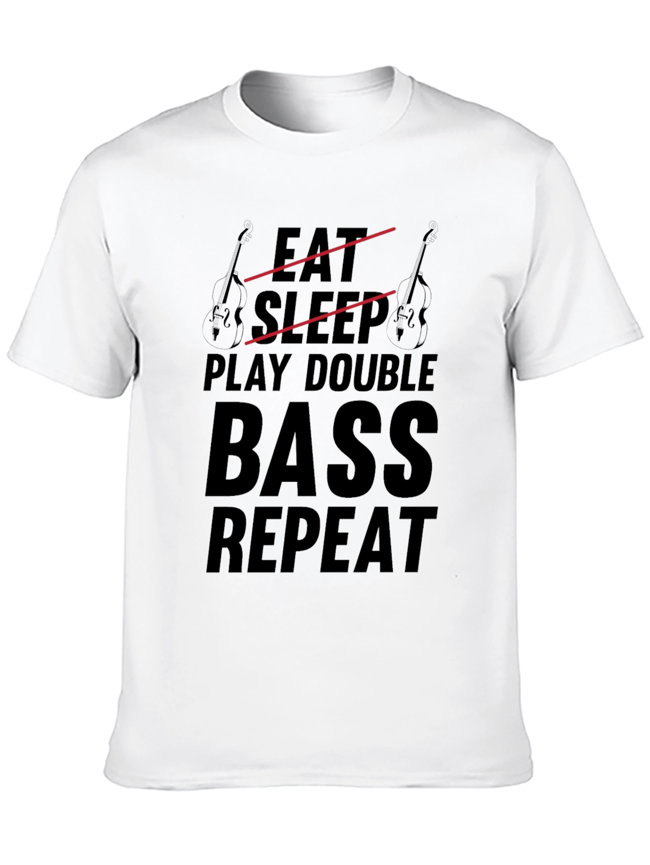 Eat Sleep Play Double Bass Repeat T-Shirt