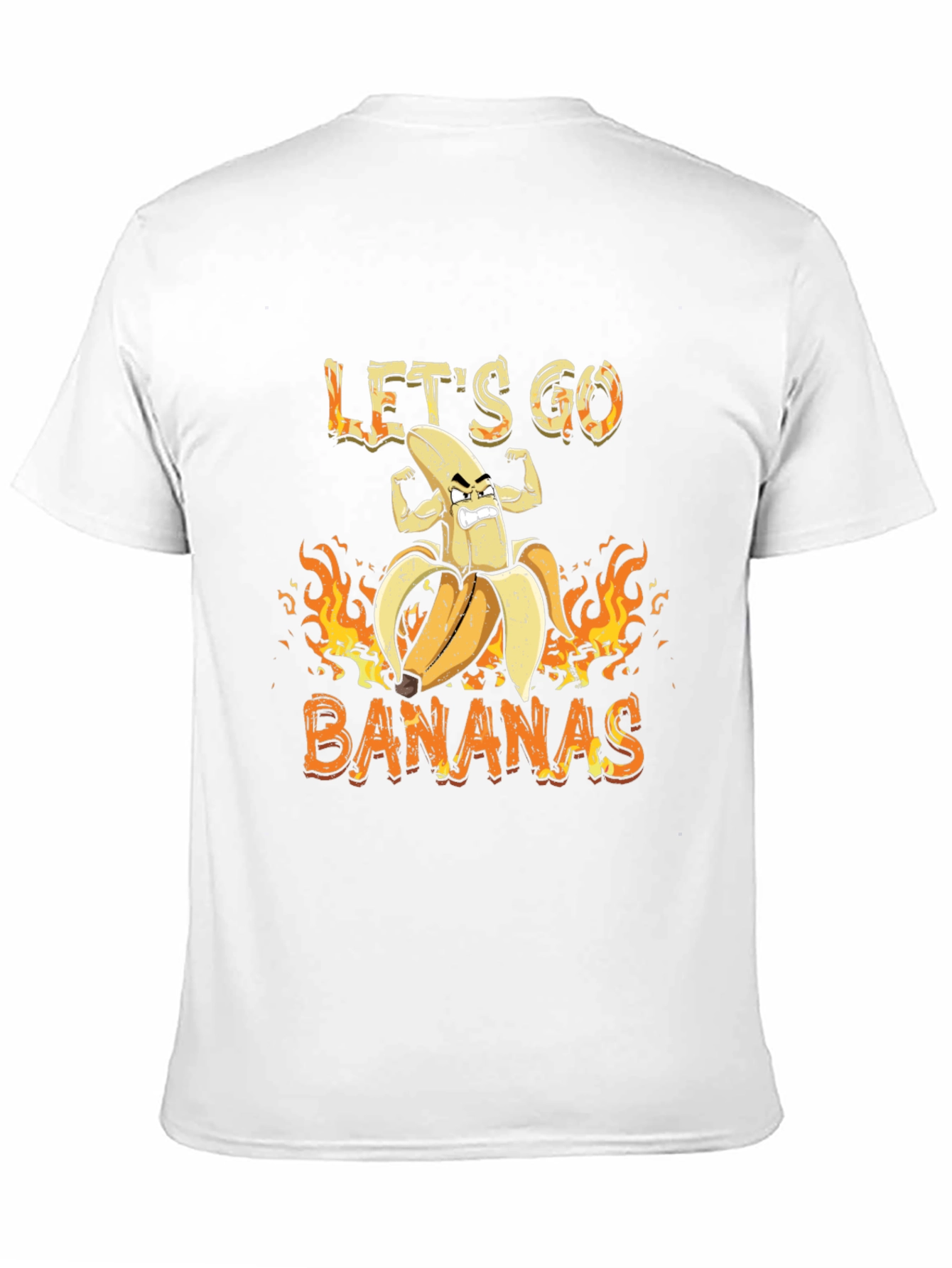 Lets Go Bananas Graphic Tee - Black Cotton T-Shirt