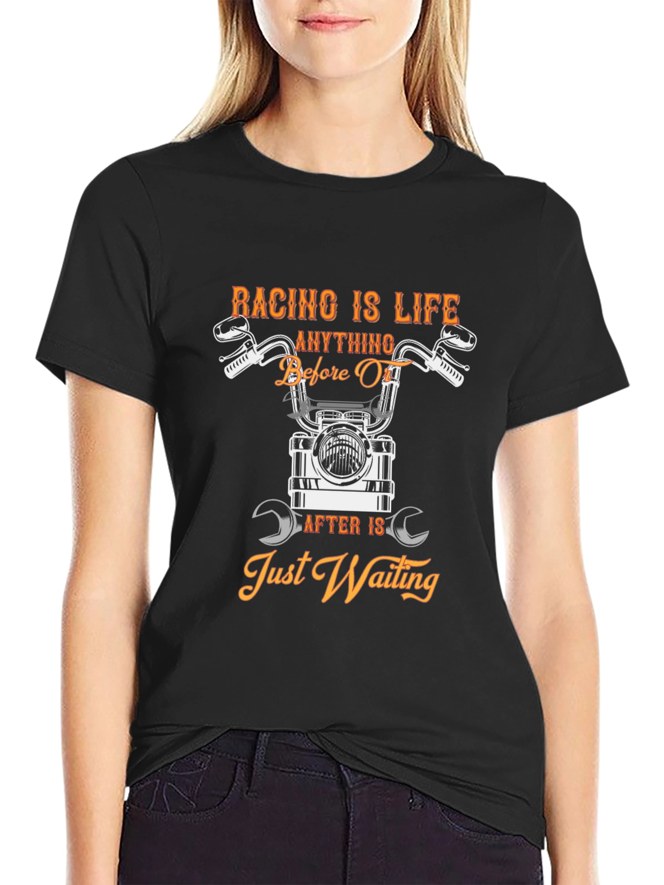 Racing Is Life Graphic T-Shirt