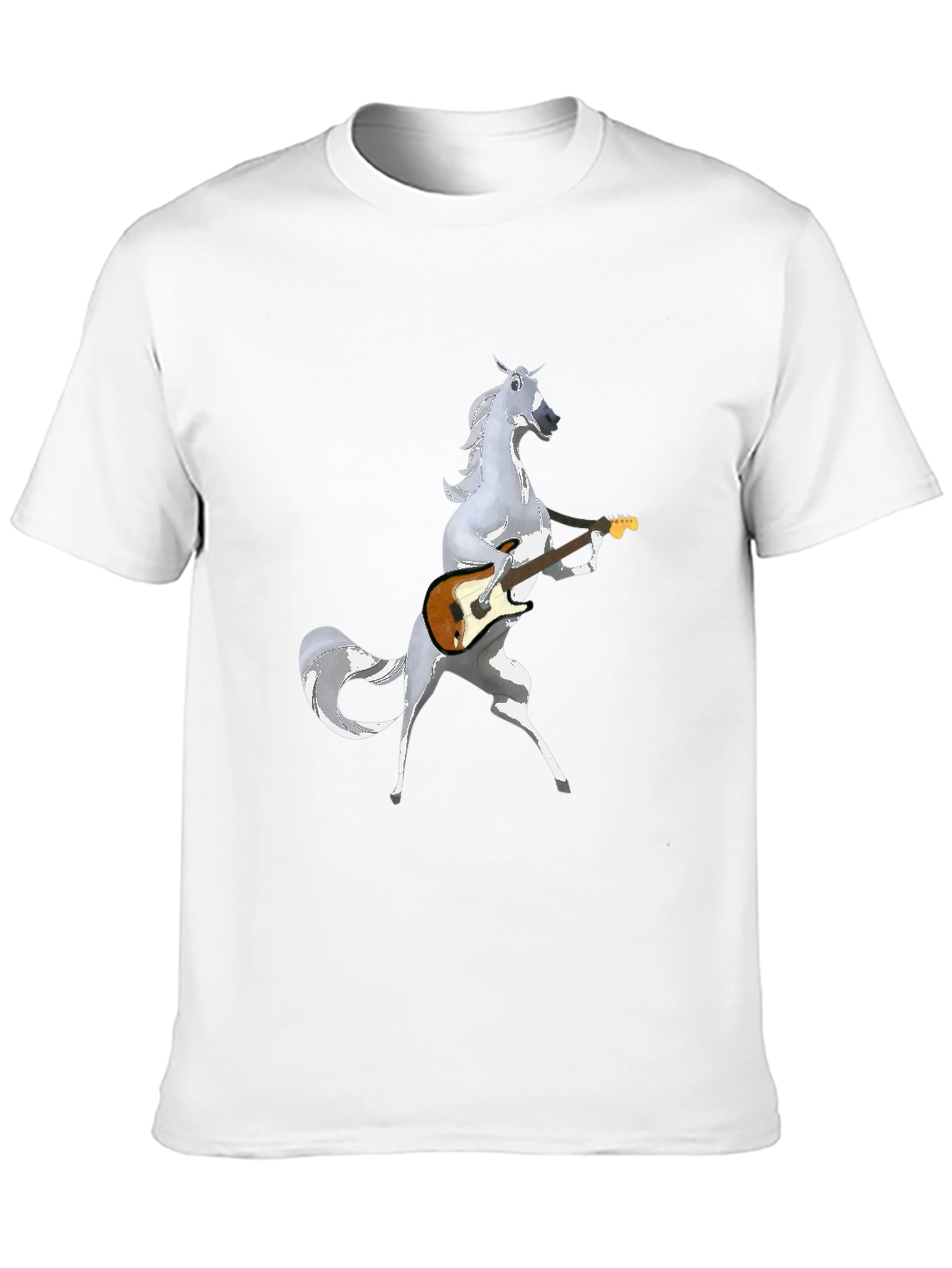 Horse Playing Guitar Graphic T-Shirt