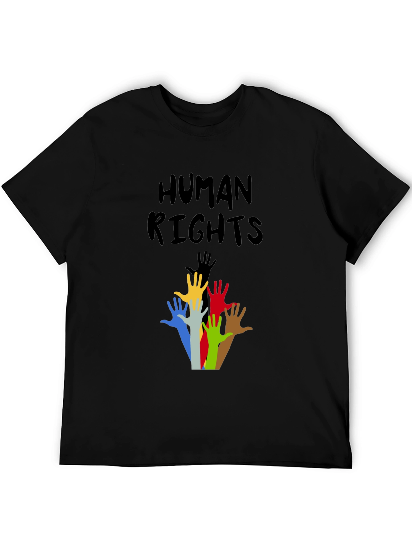 Human Rights Graphic T-Shirt - Black