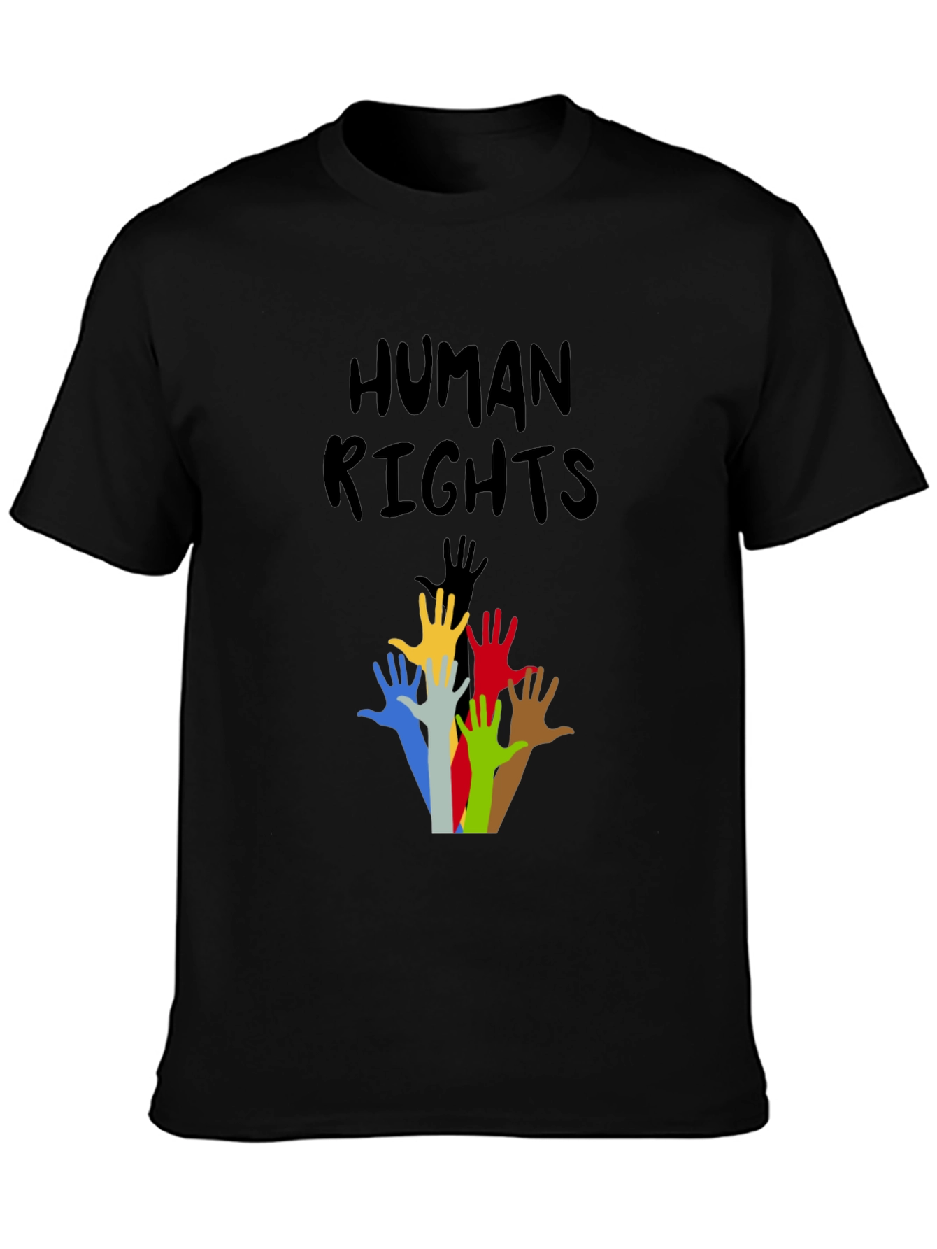 Human Rights Graphic T-Shirt - Black