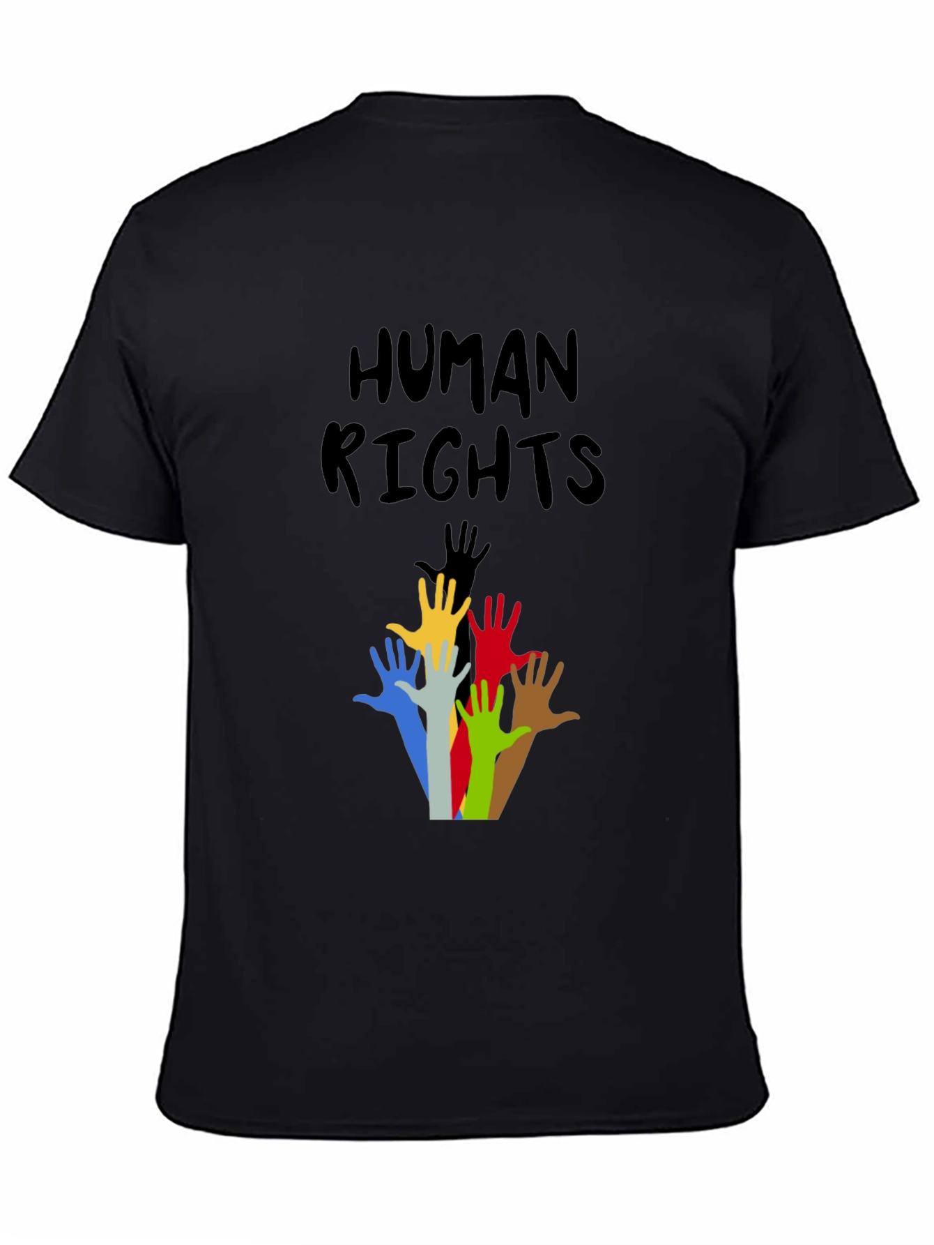 Human Rights Graphic T-Shirt - Black