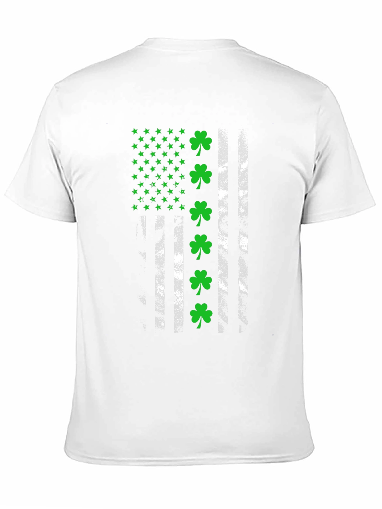 Lucky Shamrock American Flag Tee
