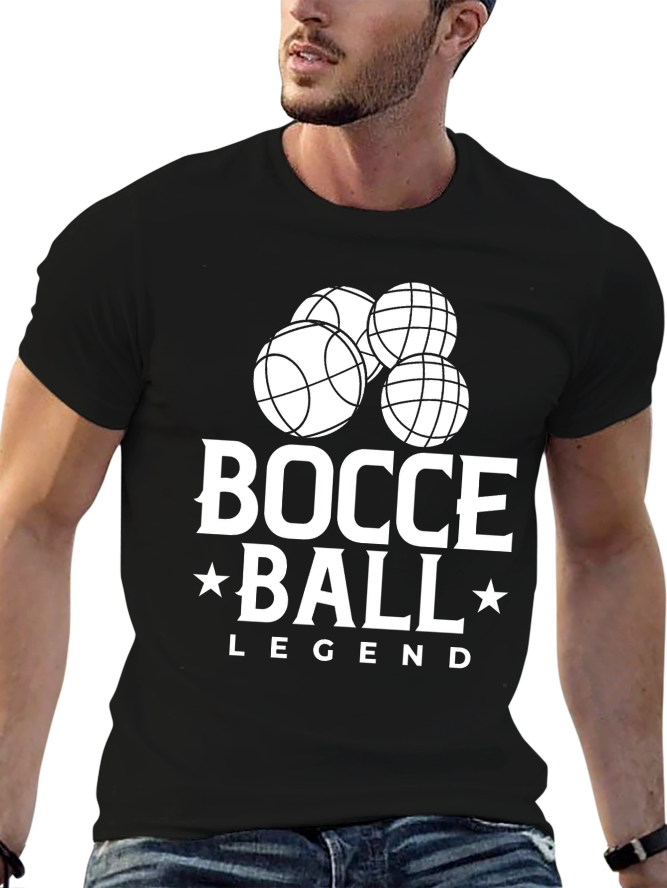 Bocce Ball Legend Graphic T-Shirt - Classic Fit