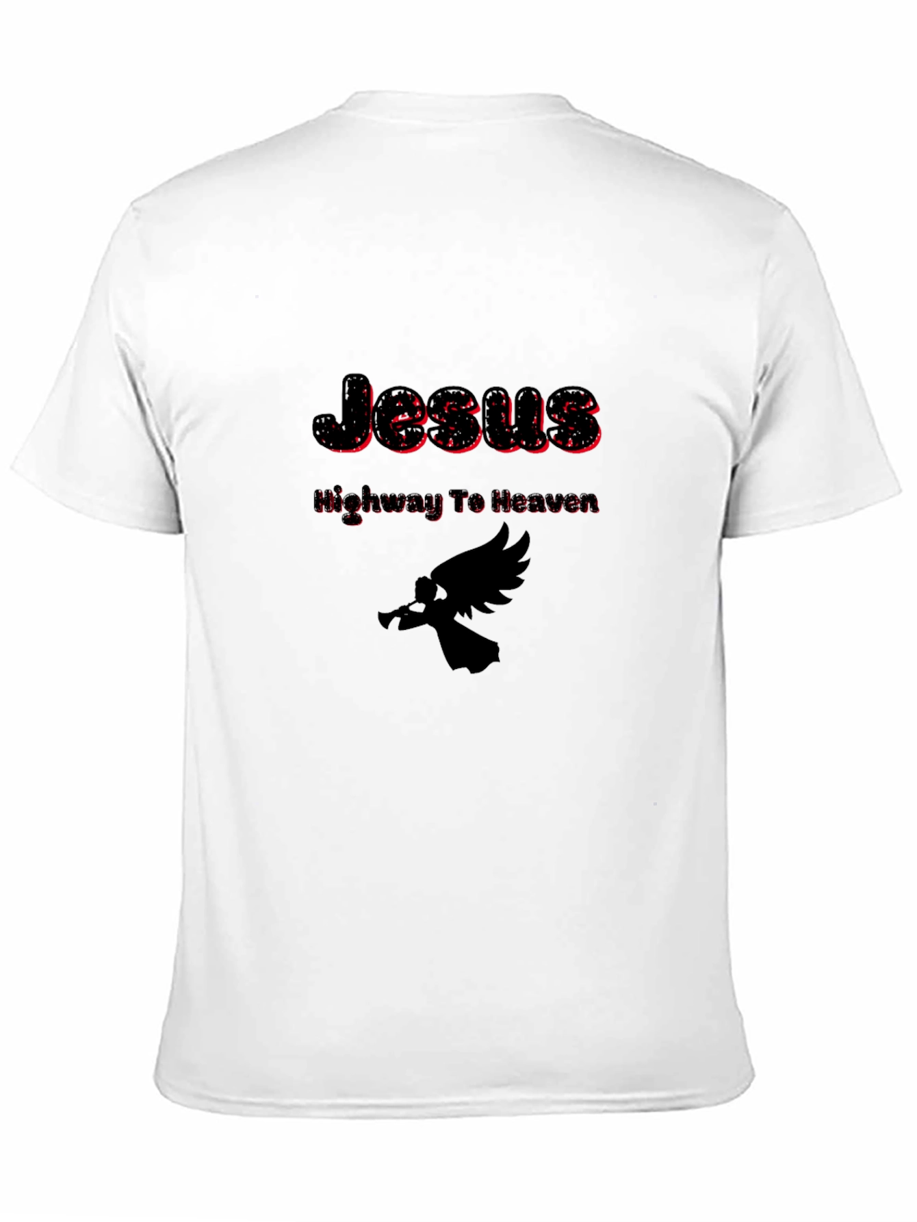 Jesus Highway To Heaven Black T-Shirt