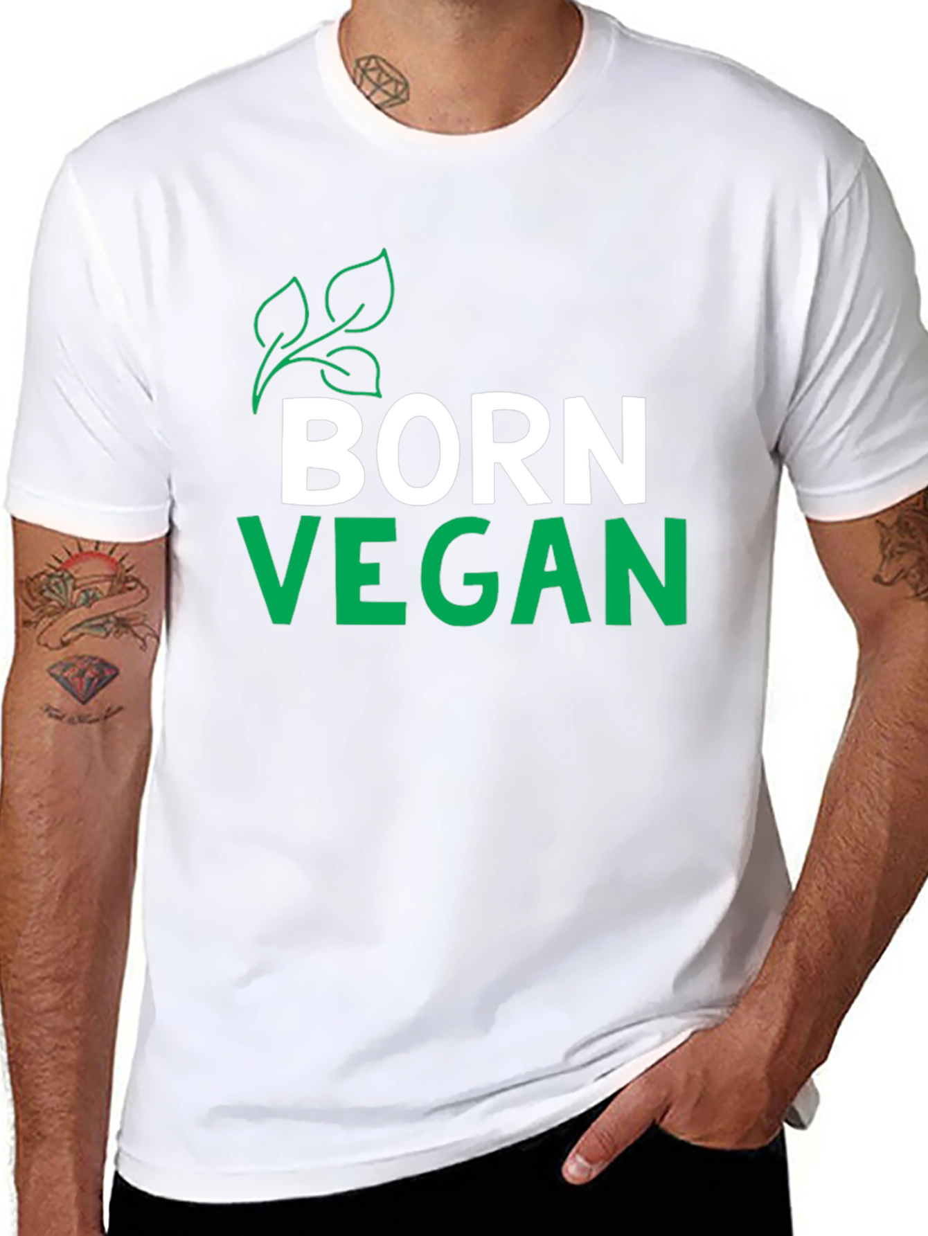 Born Vegan T-Shirt - Stylish & Comfortable