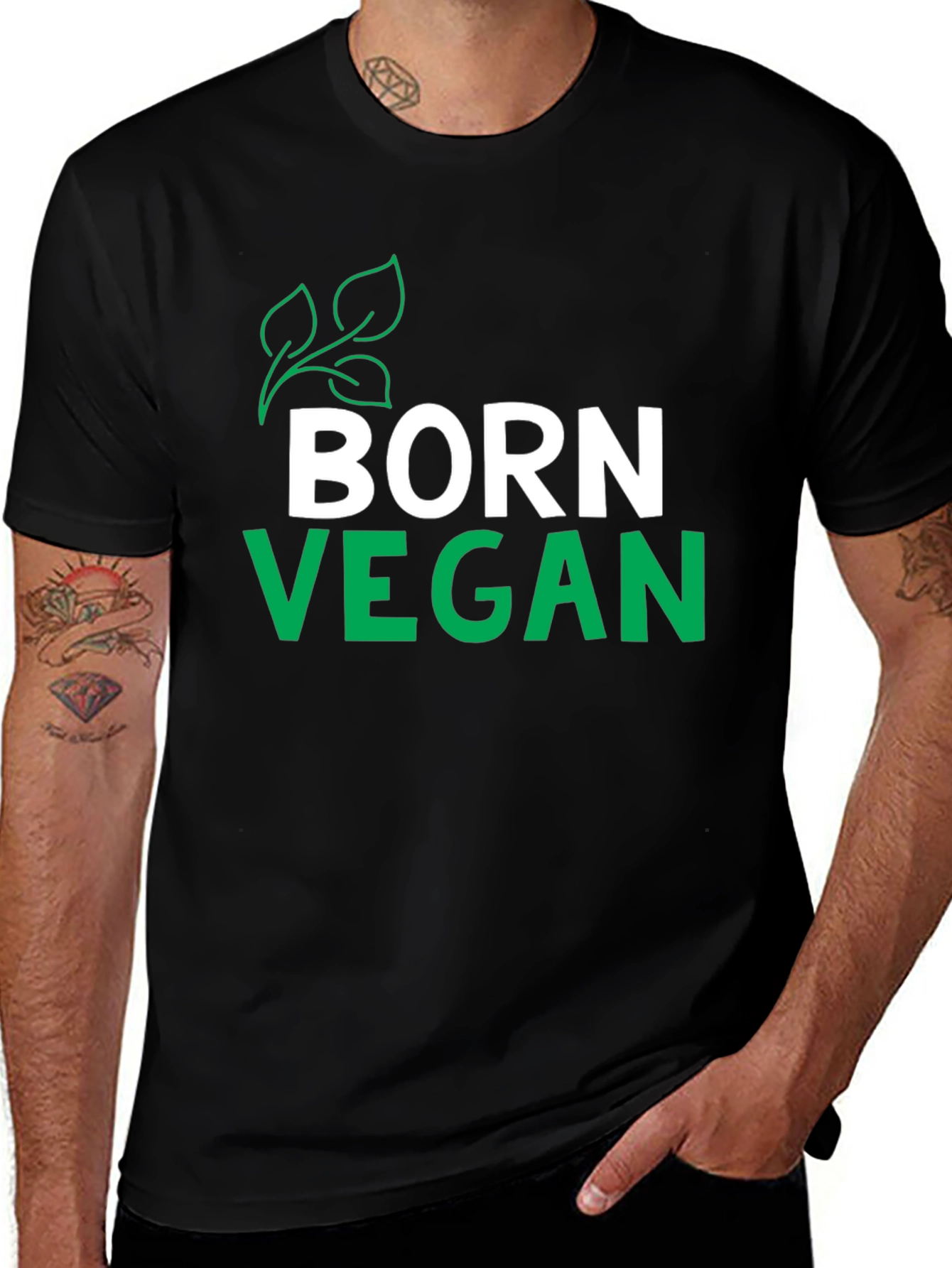 Born Vegan T-Shirt - Stylish & Comfortable