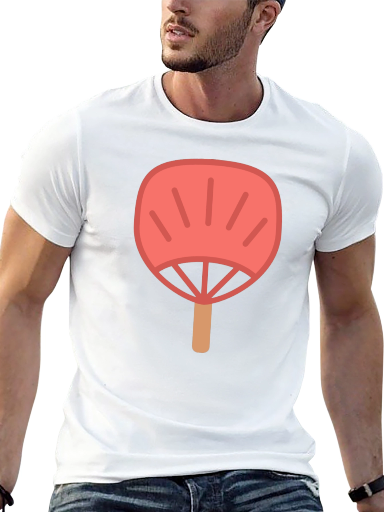 Fan Graphic Tee - Casual Style