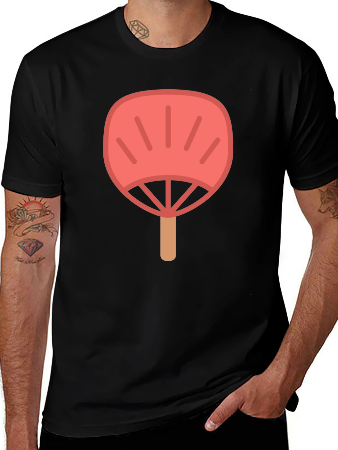 Fan Graphic Tee - Casual Style