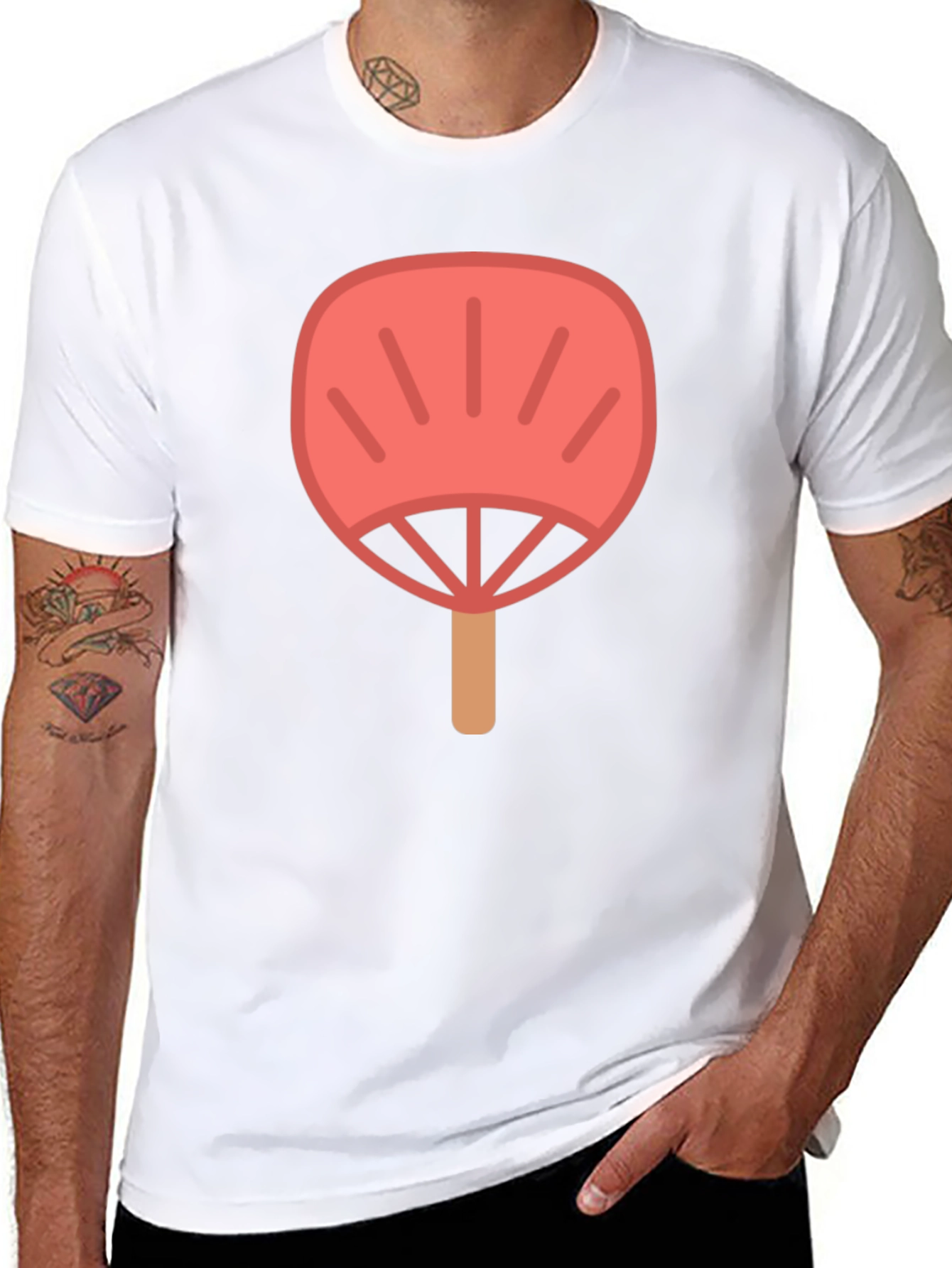 Fan Graphic Tee - Casual Style