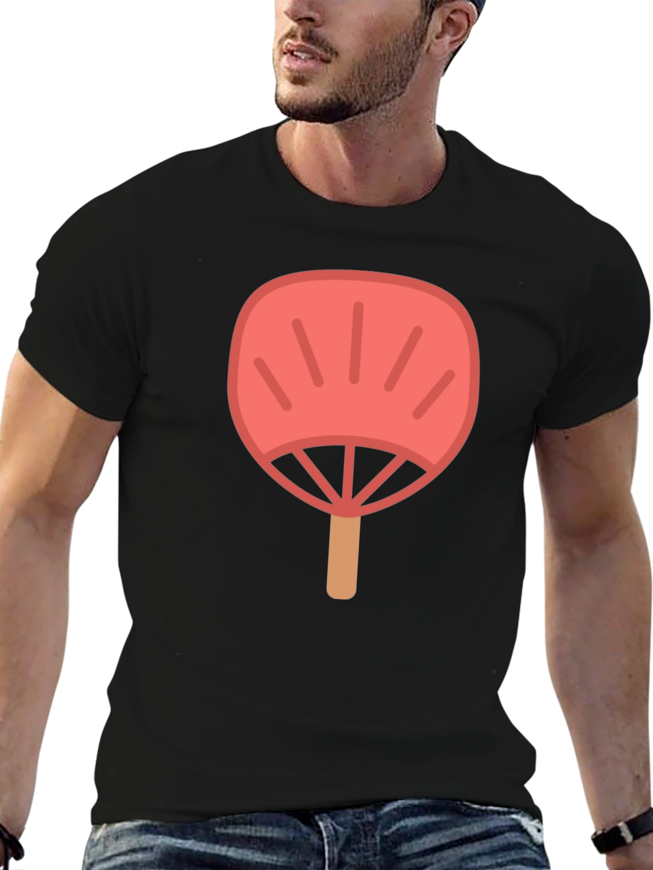 Fan Graphic Tee - Casual Style
