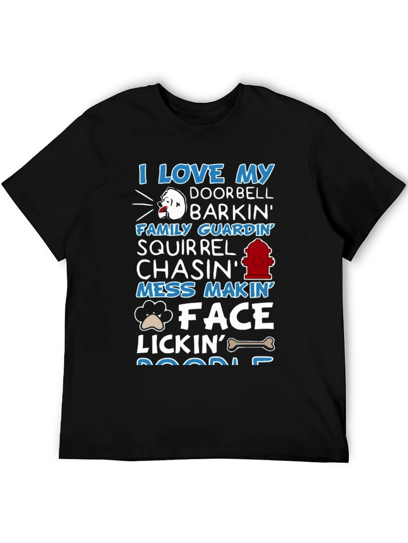 I Love My Dog Graphic T-Shirt