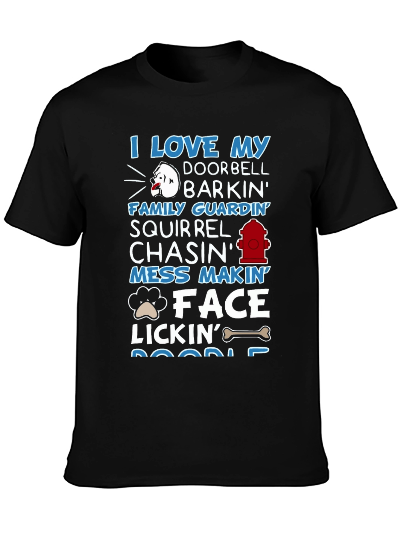 I Love My Dog Graphic T-Shirt