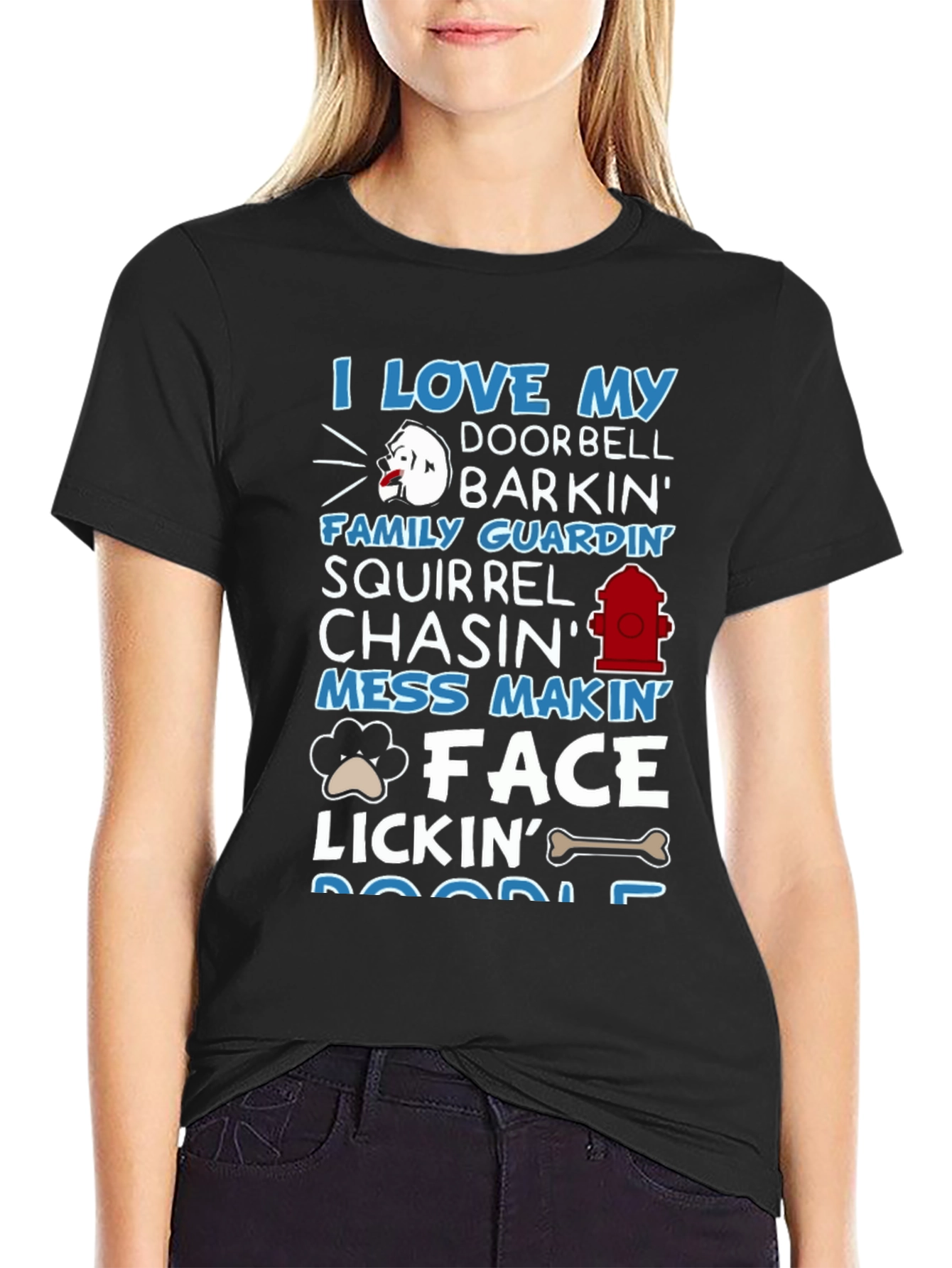 I Love My Dog Graphic T-Shirt