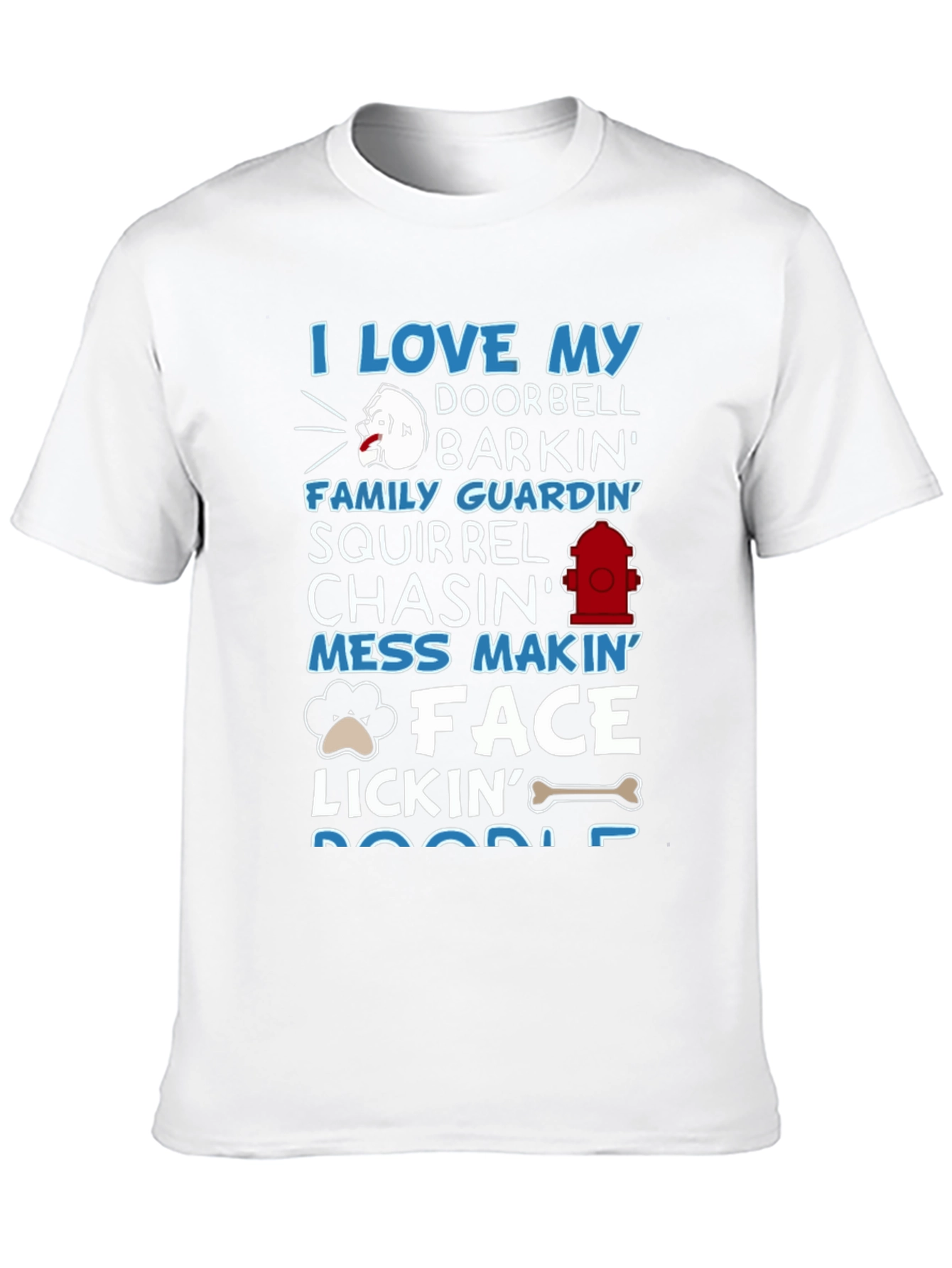I Love My Dog Graphic T-Shirt