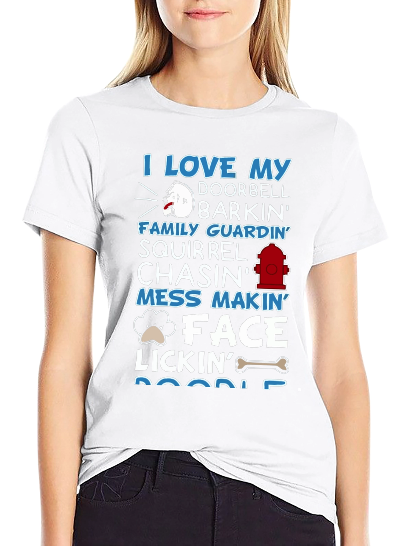 I Love My Dog Graphic T-Shirt
