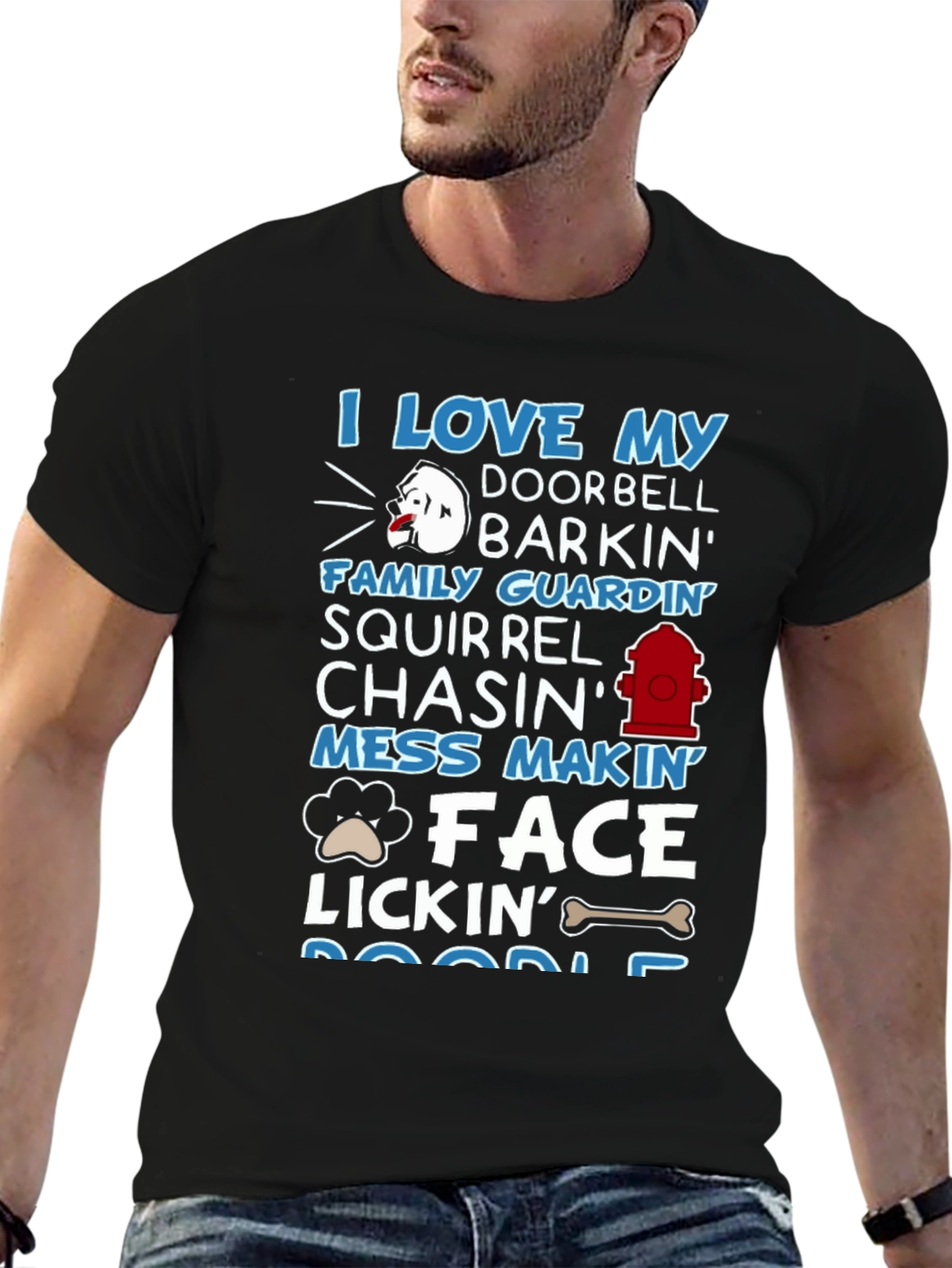 I Love My Dog Graphic T-Shirt