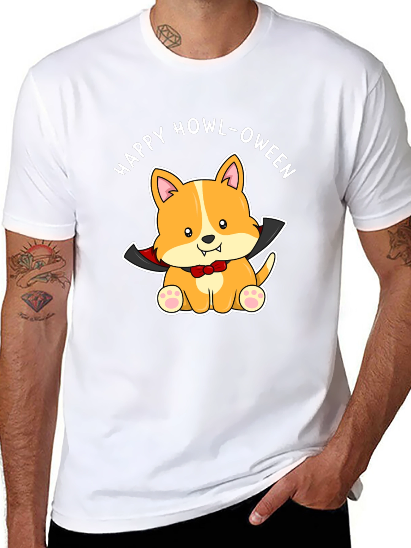 Happy Howl-oween Dog T-Shirt