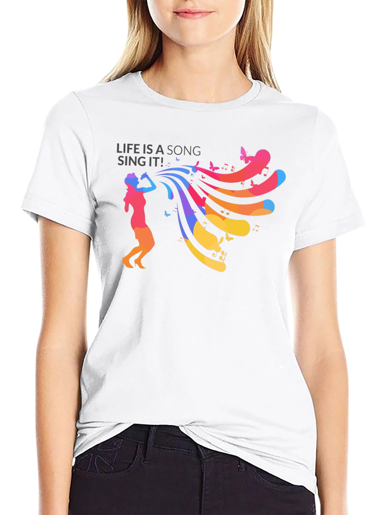 Life Is A Song Sing It! Graphic Tee