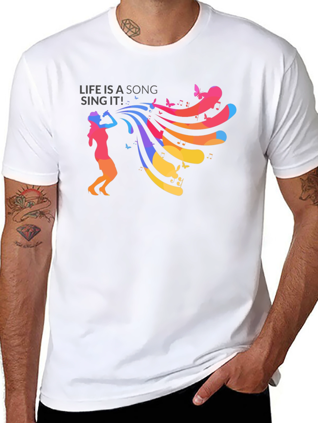 Life Is A Song Sing It! Graphic Tee
