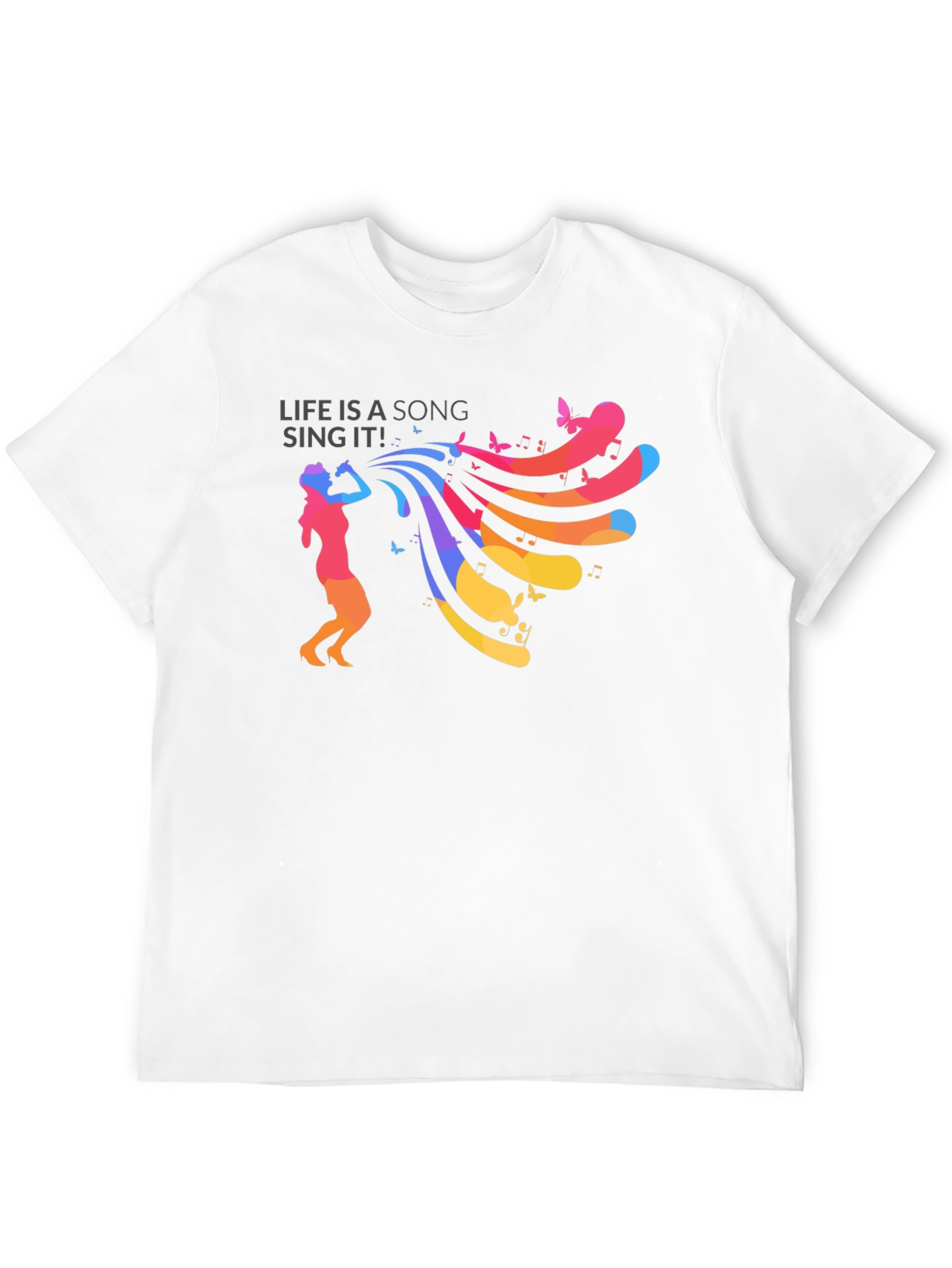 Life Is A Song Sing It! Graphic Tee