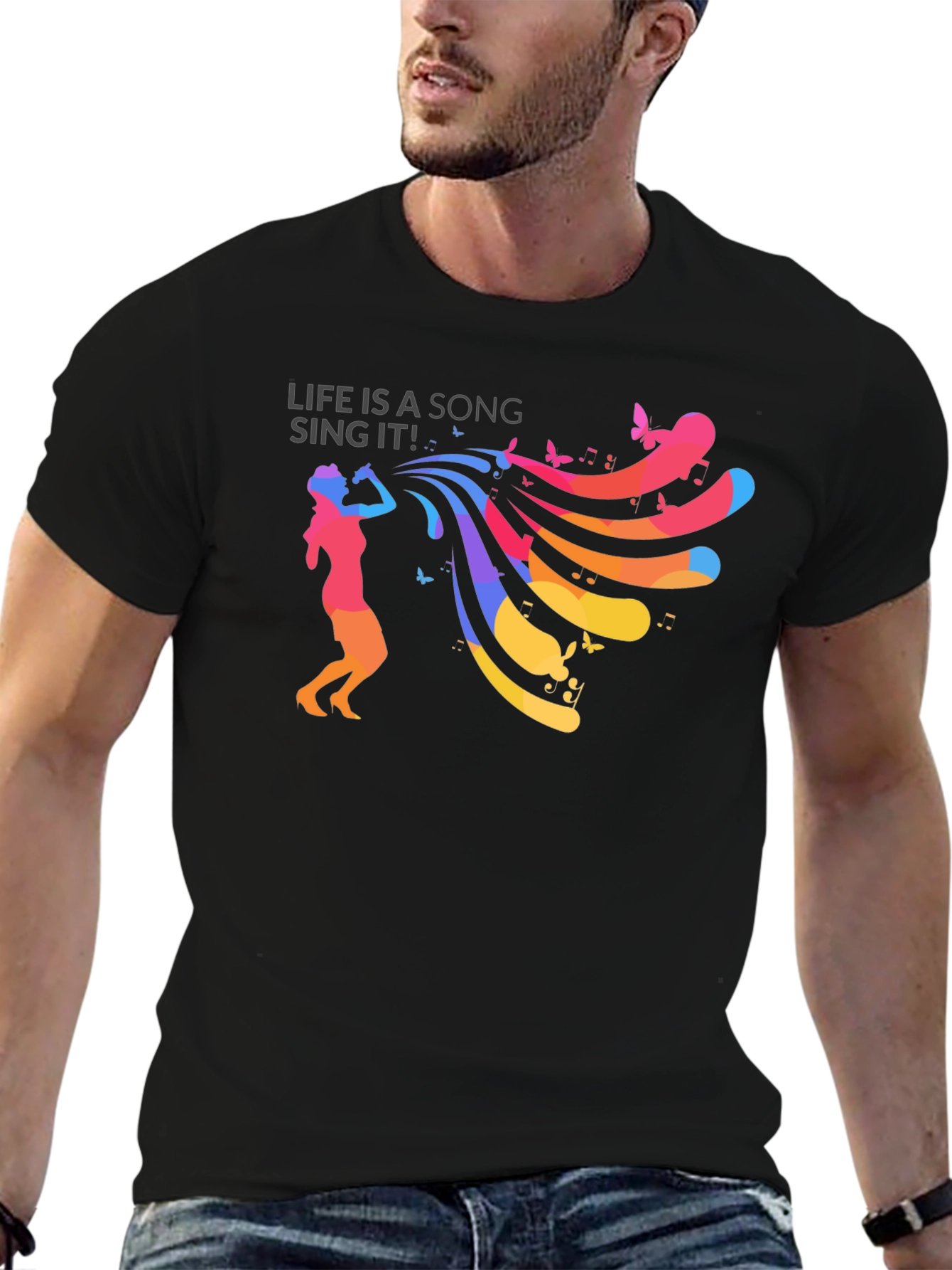 Life Is A Song Sing It! Graphic Tee