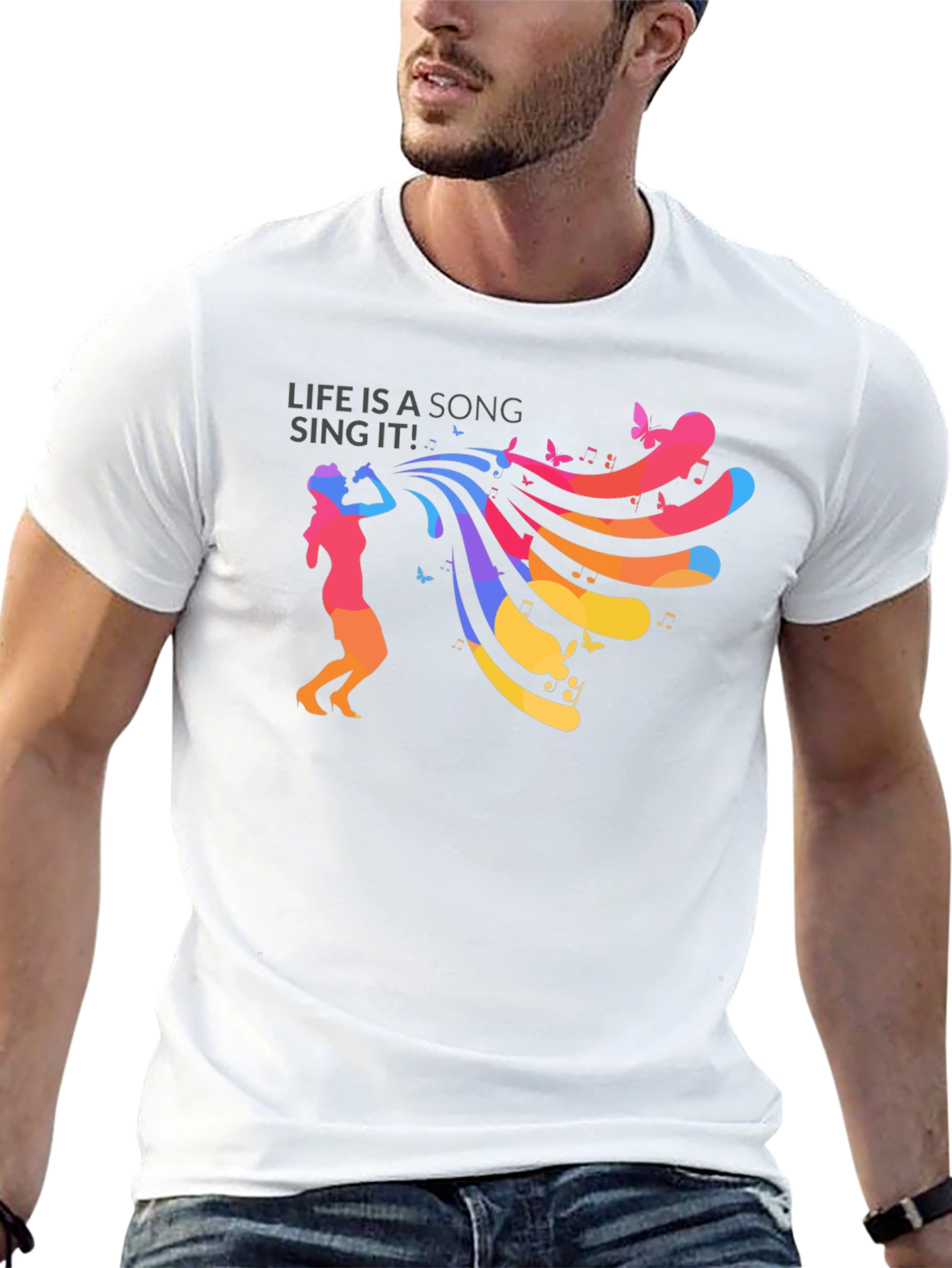 Life Is A Song Sing It! Graphic Tee