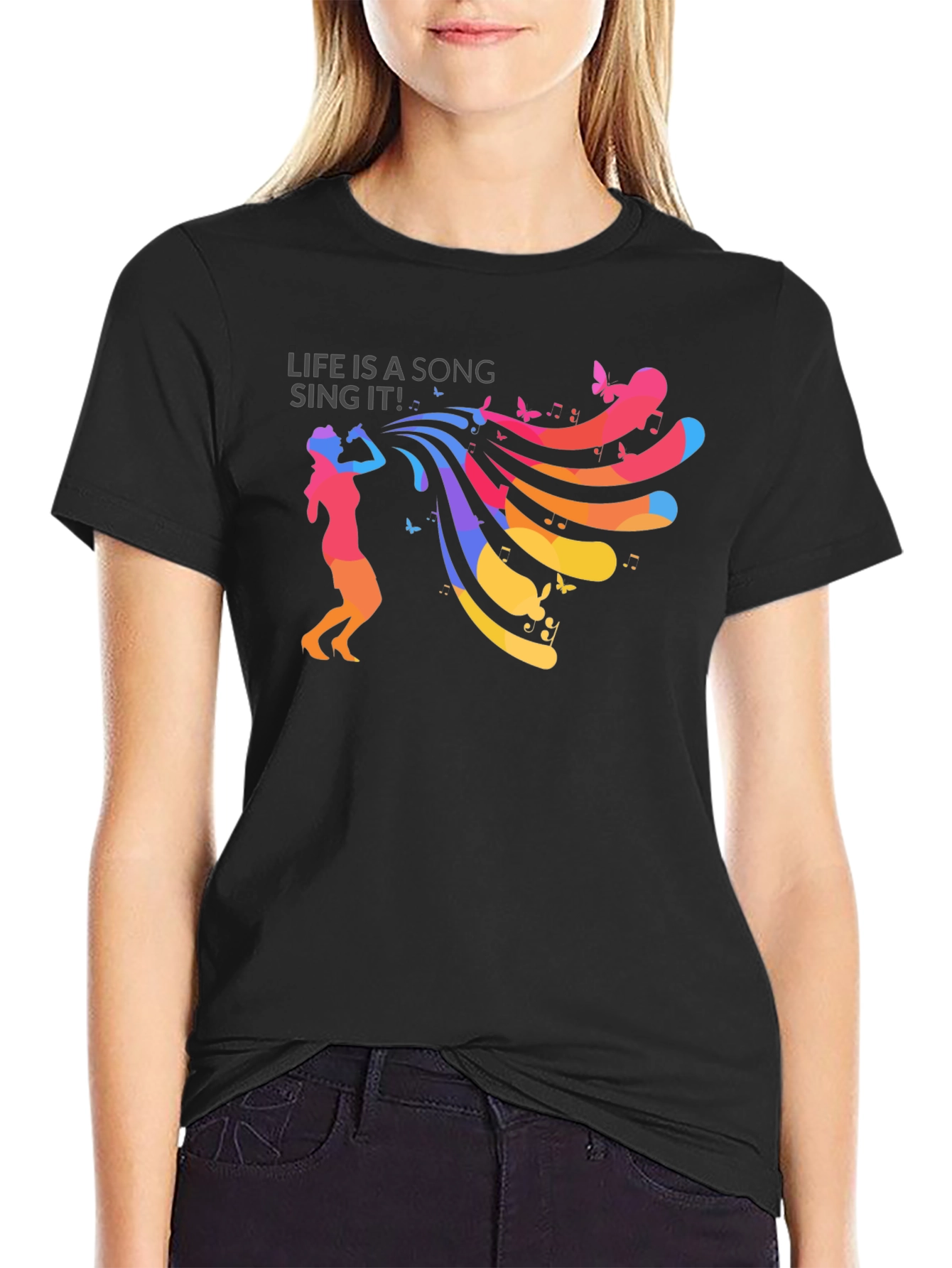 Life Is A Song Sing It! Graphic Tee
