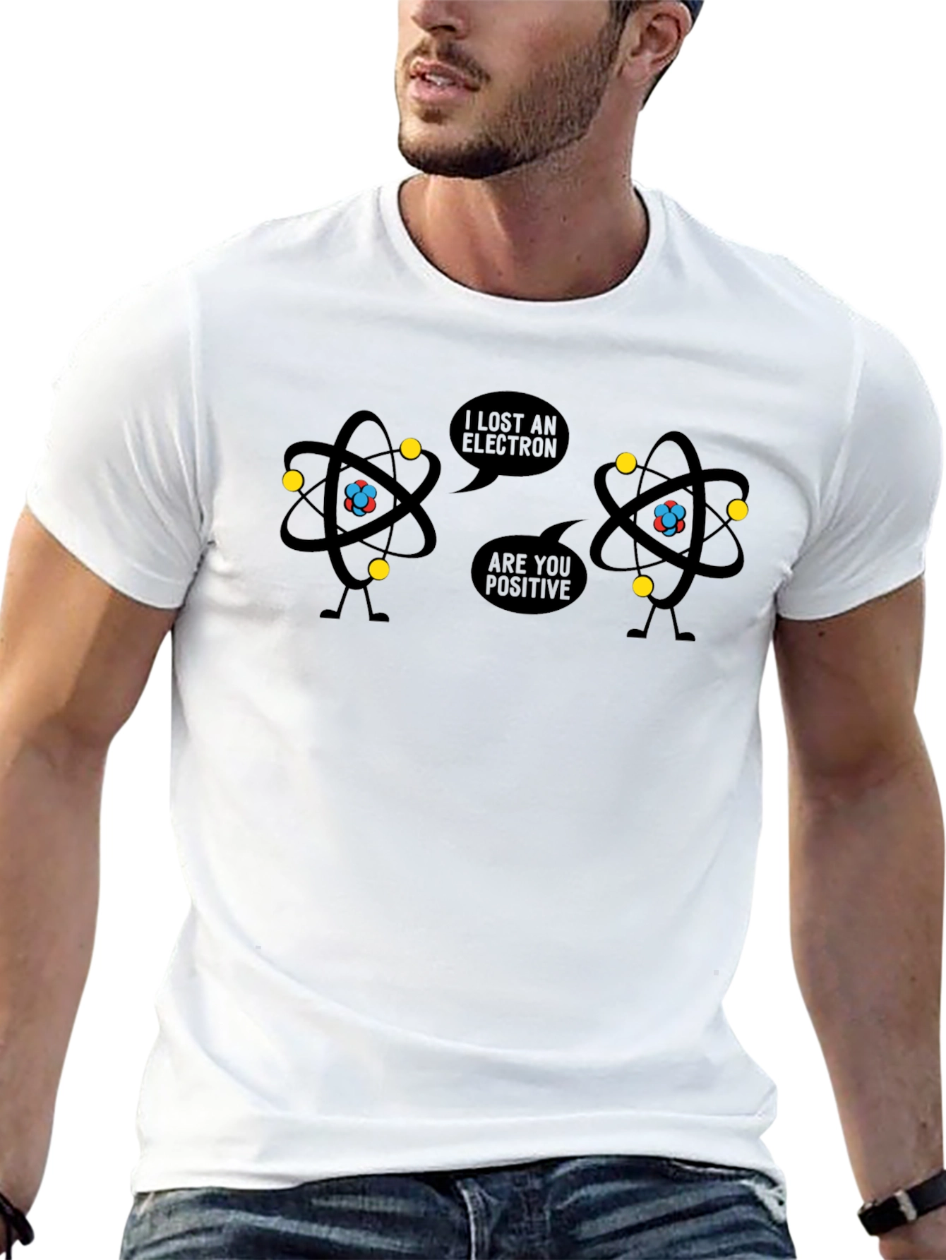 Humorous Science Pun T-Shirt: I Lost An Electron