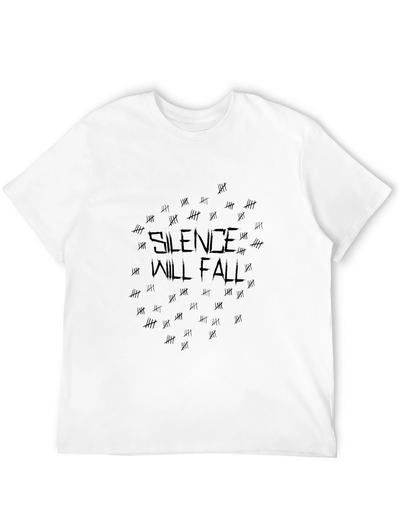 Silence Will Fall Graphic T-Shirt - Black