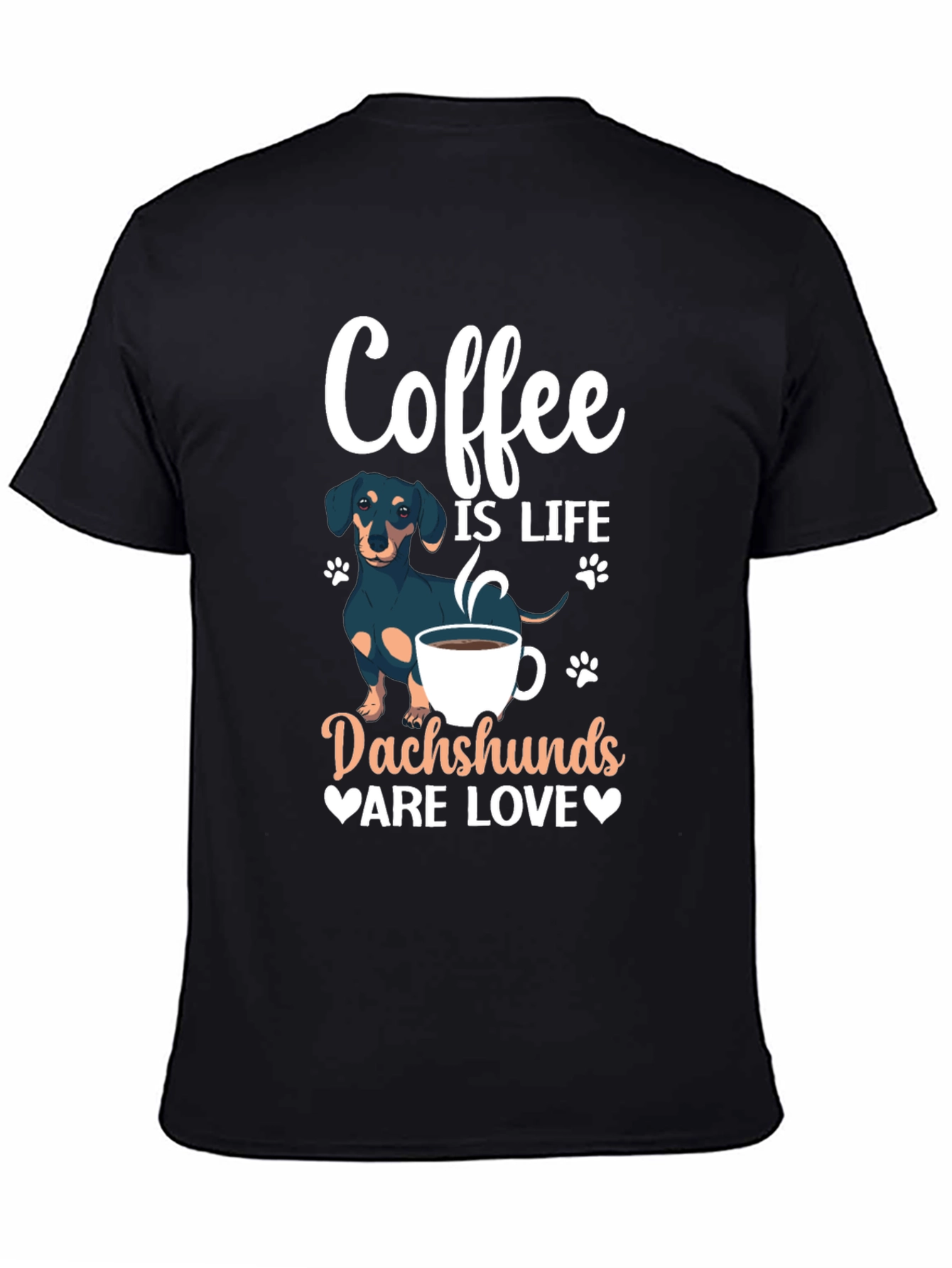 Coffee & Dachshunds T-Shirt - Perfect Gift!