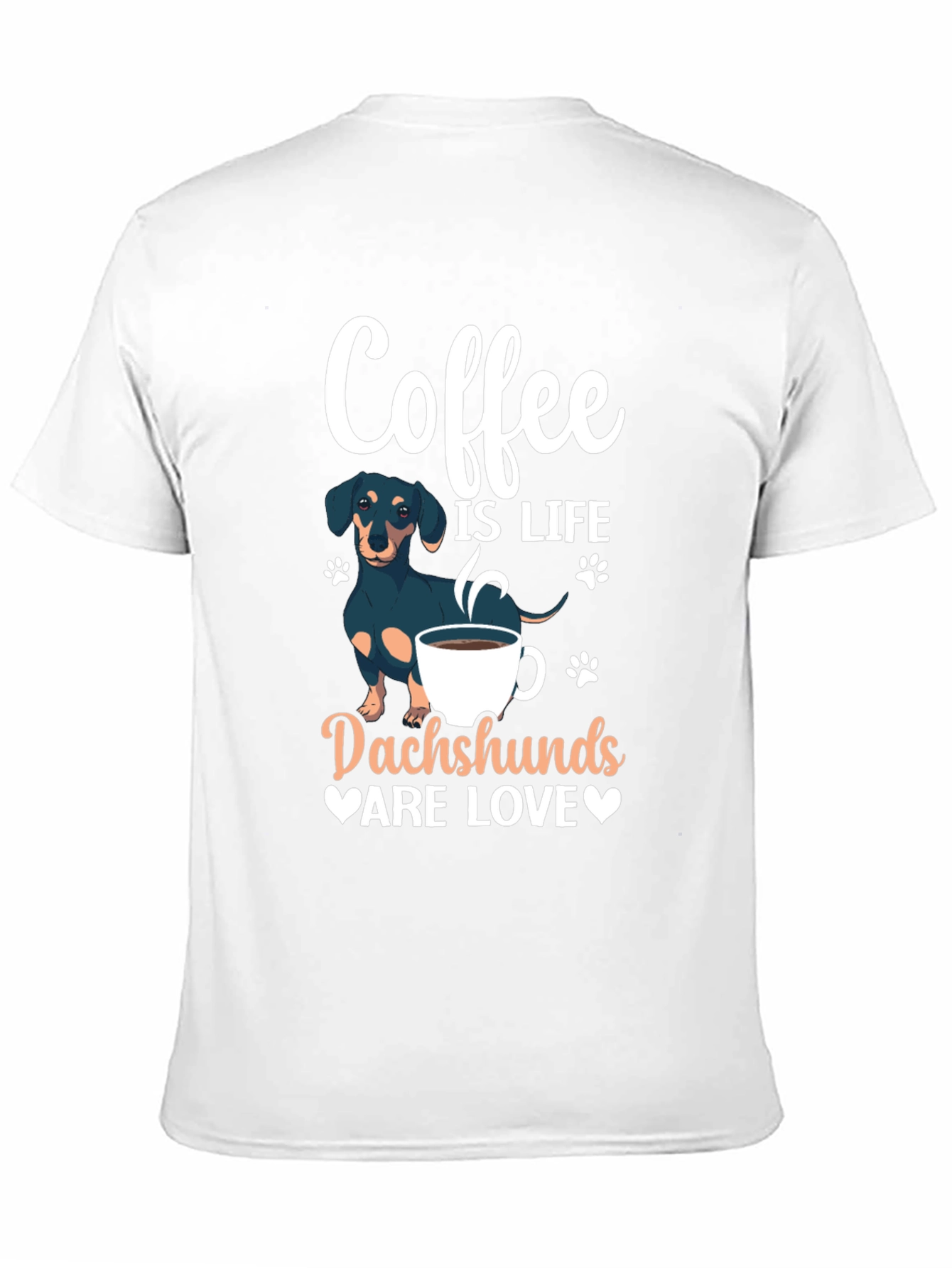 Coffee & Dachshunds T-Shirt - Perfect Gift!