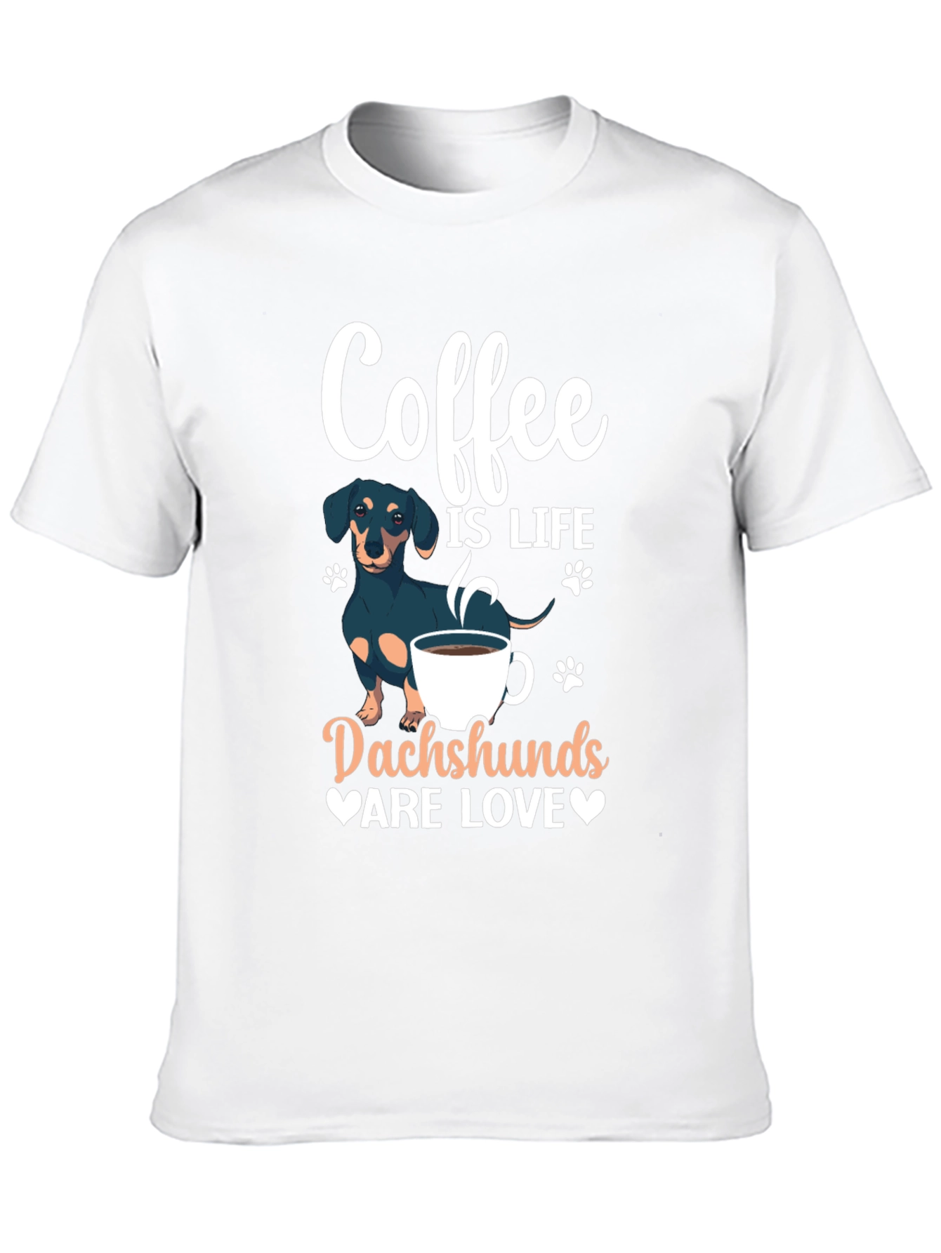 Coffee & Dachshunds T-Shirt - Perfect Gift!