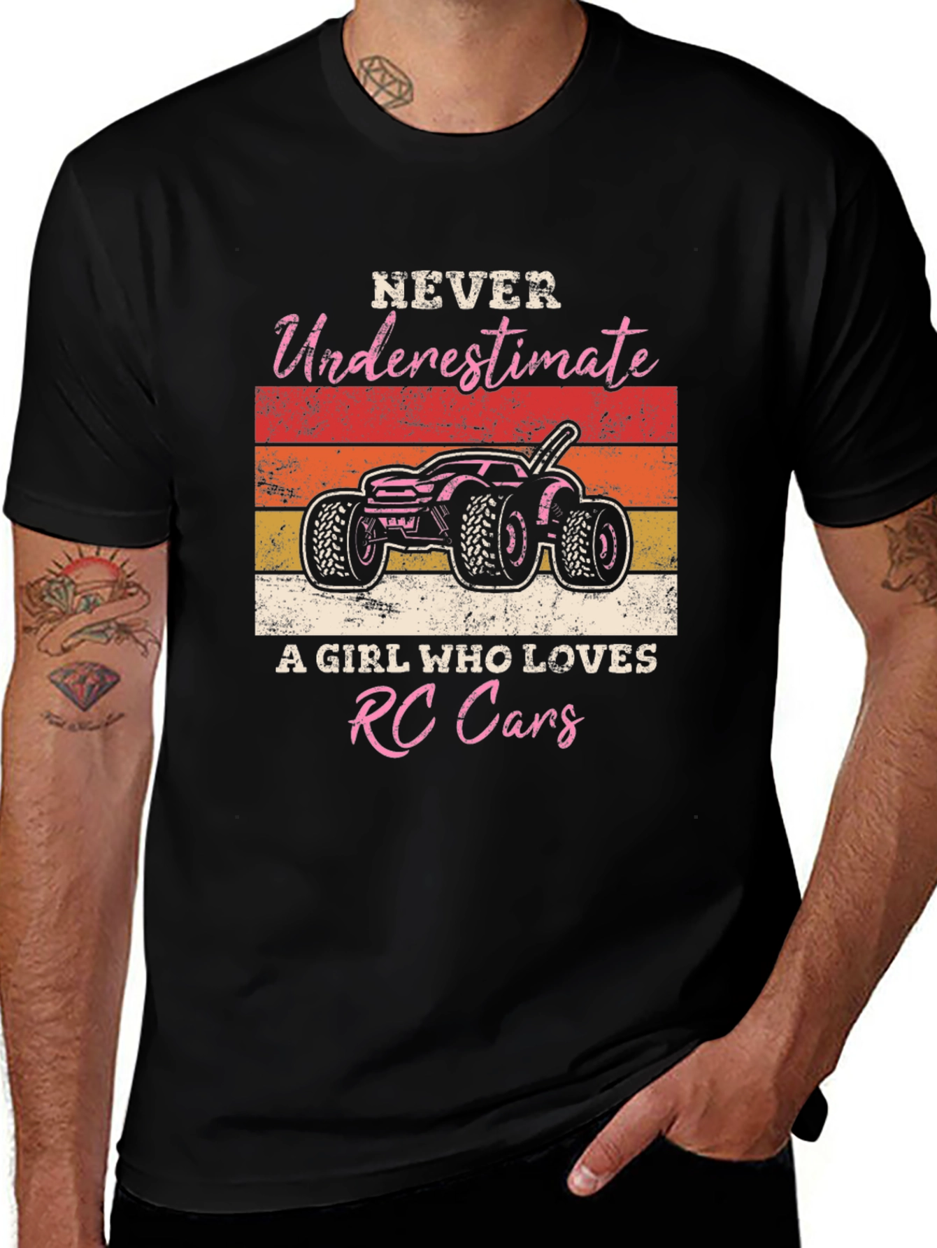 RC Cars Girl T-Shirt - Never Underestimate Her!