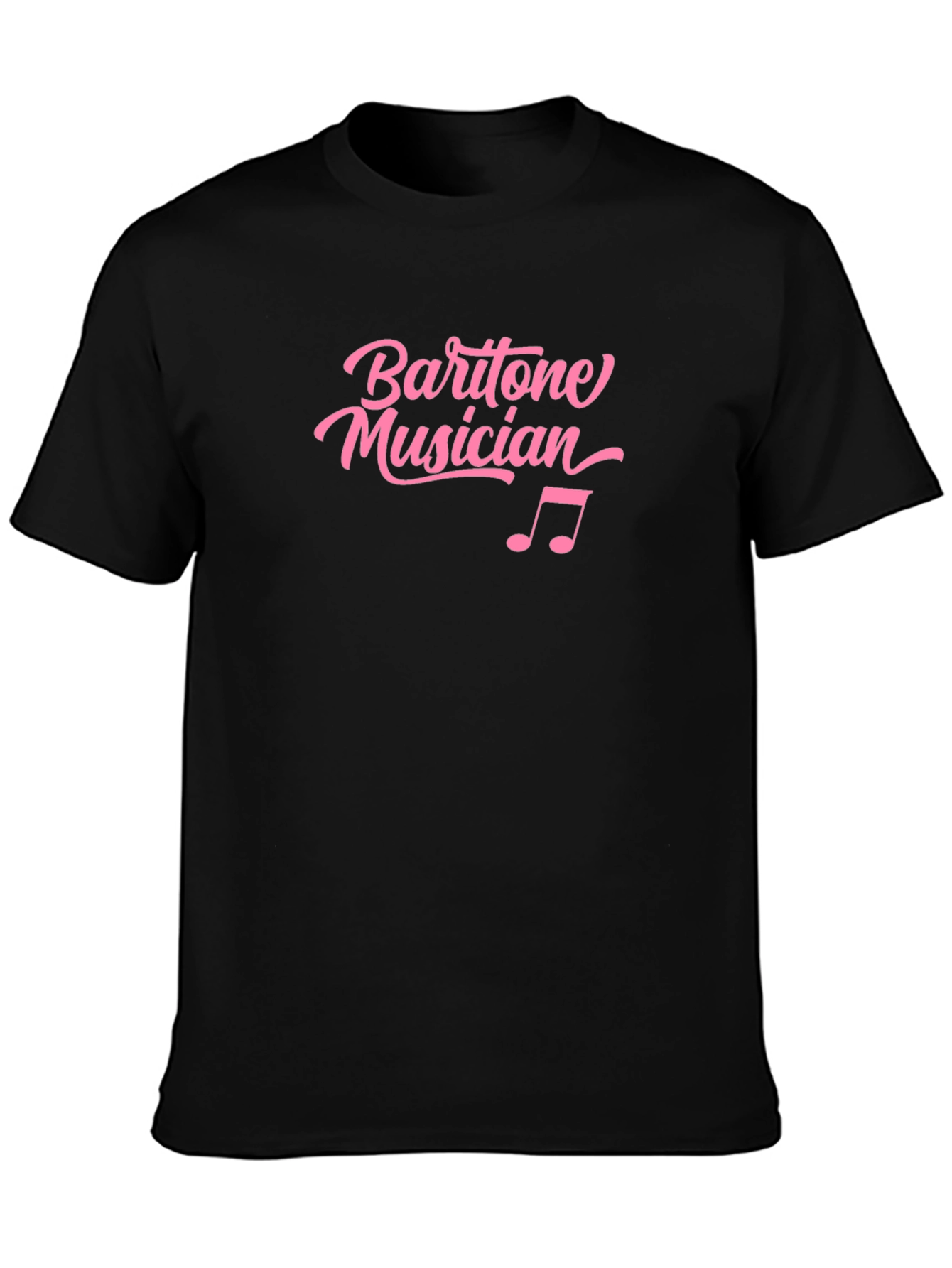 Baritone Musician Black T-Shirt Music Lover Gift