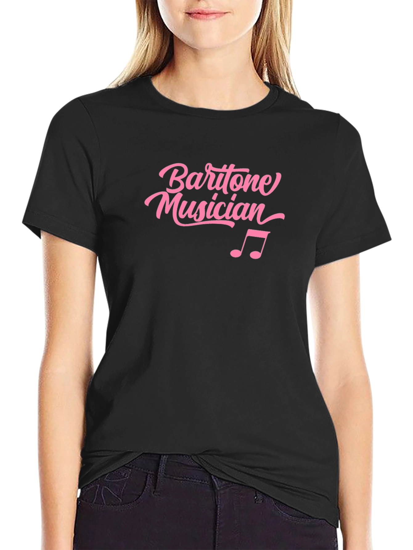 Baritone Musician Black T-Shirt Music Lover Gift