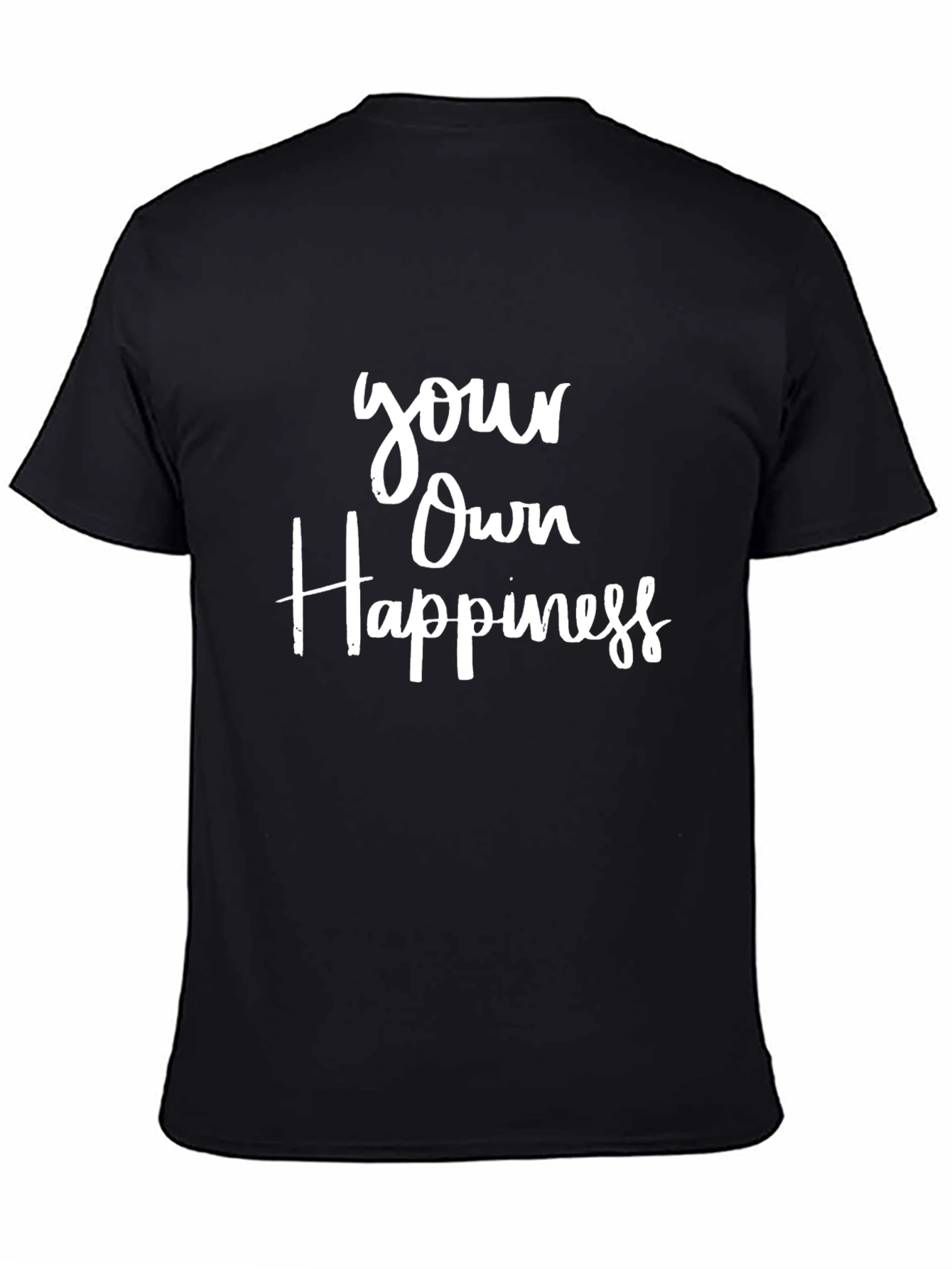 Your Own Happiness Graphic Tee - Black